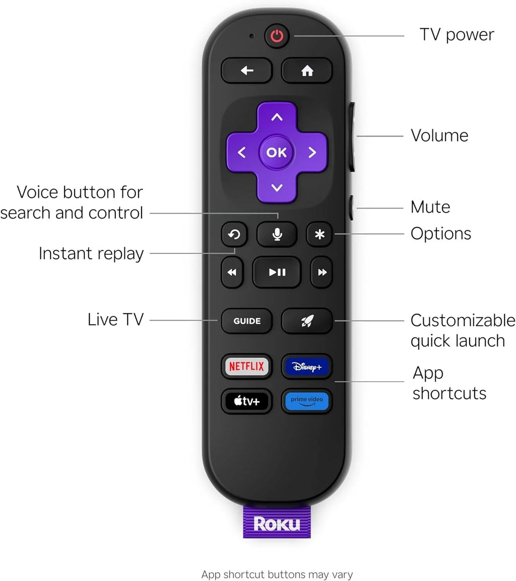 2026 Roku 50" Select Series 4K HDR Smart TV with voice remote