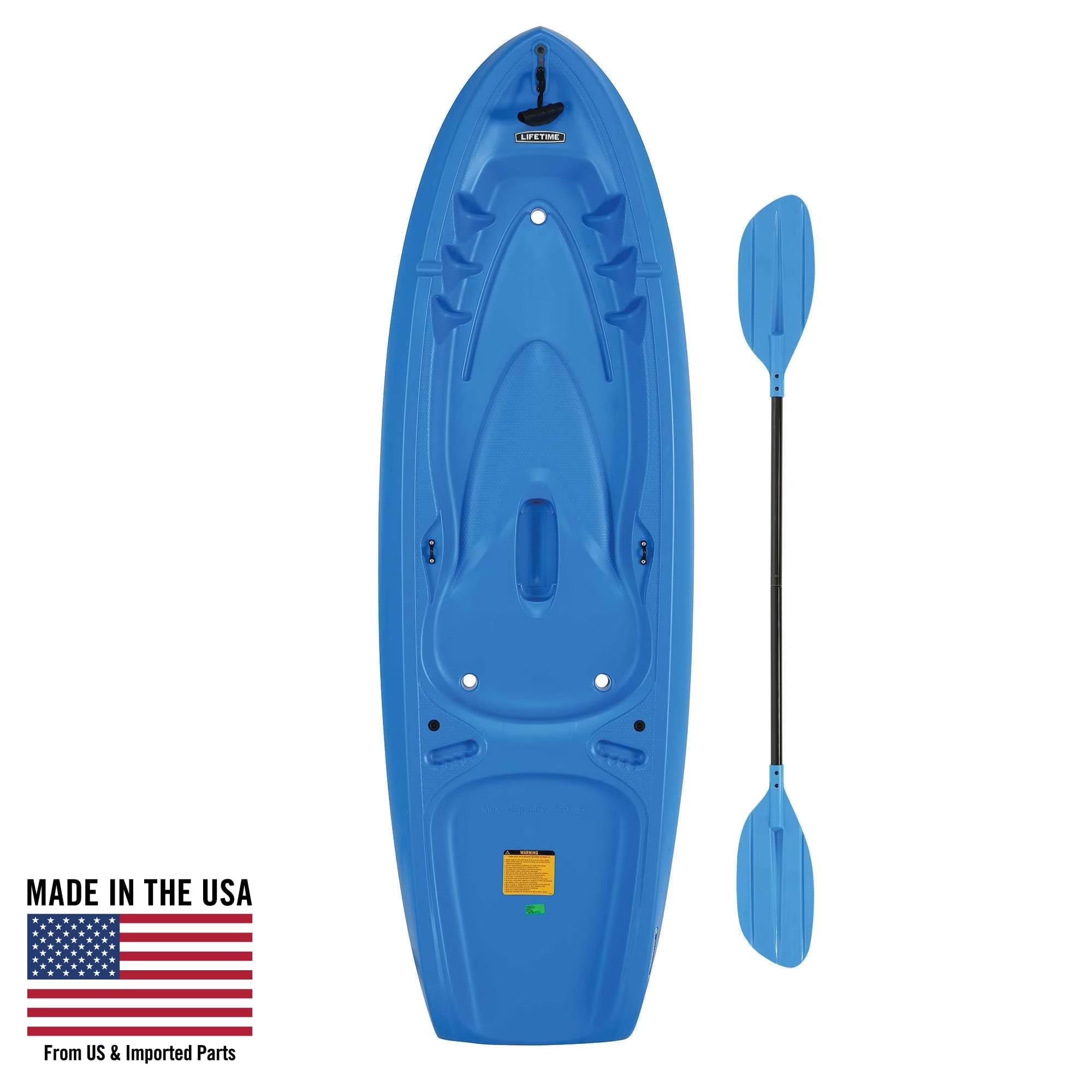 2026 Lifetime Recruit 6.5 ft Youth Sit-on-Top Kayak, Lime Green (90765)