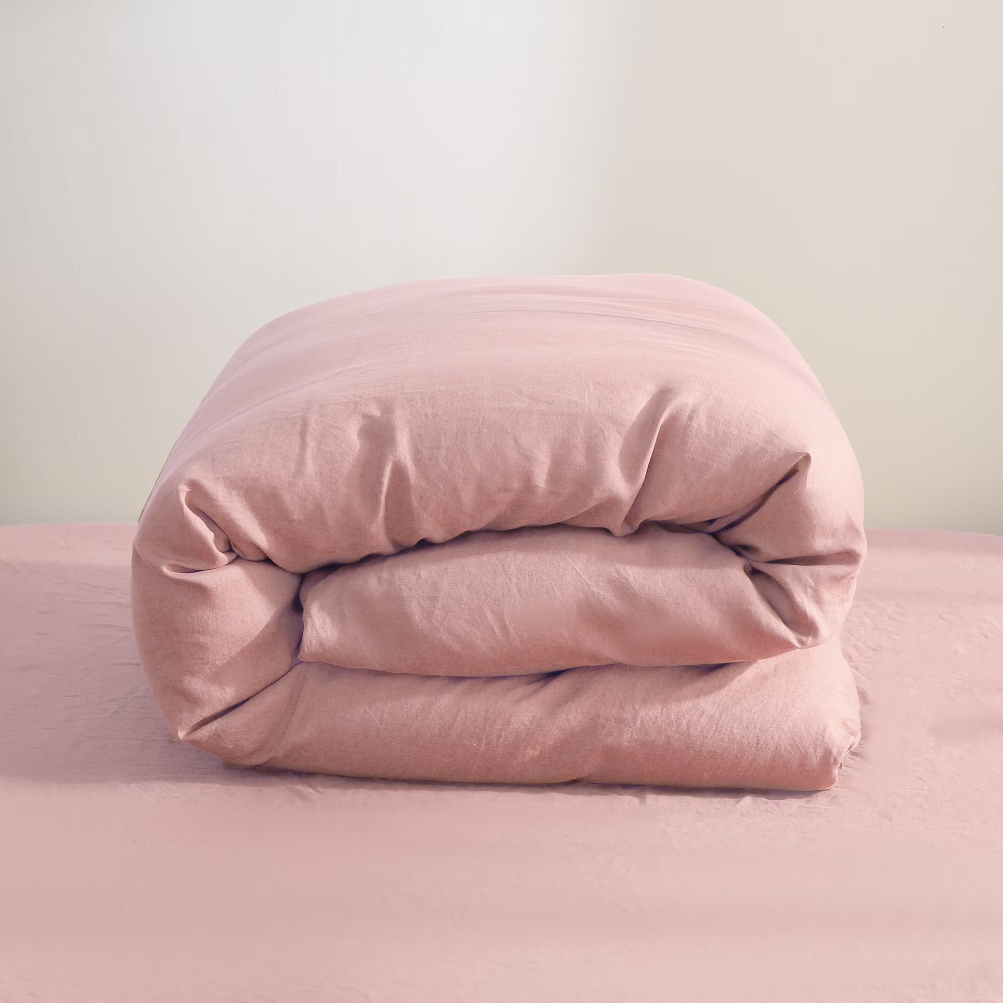 2026 100% Pure Linen Duvet Cover with Button Closure and Corner Ties Soft & Breathable - Natural Full/Queen