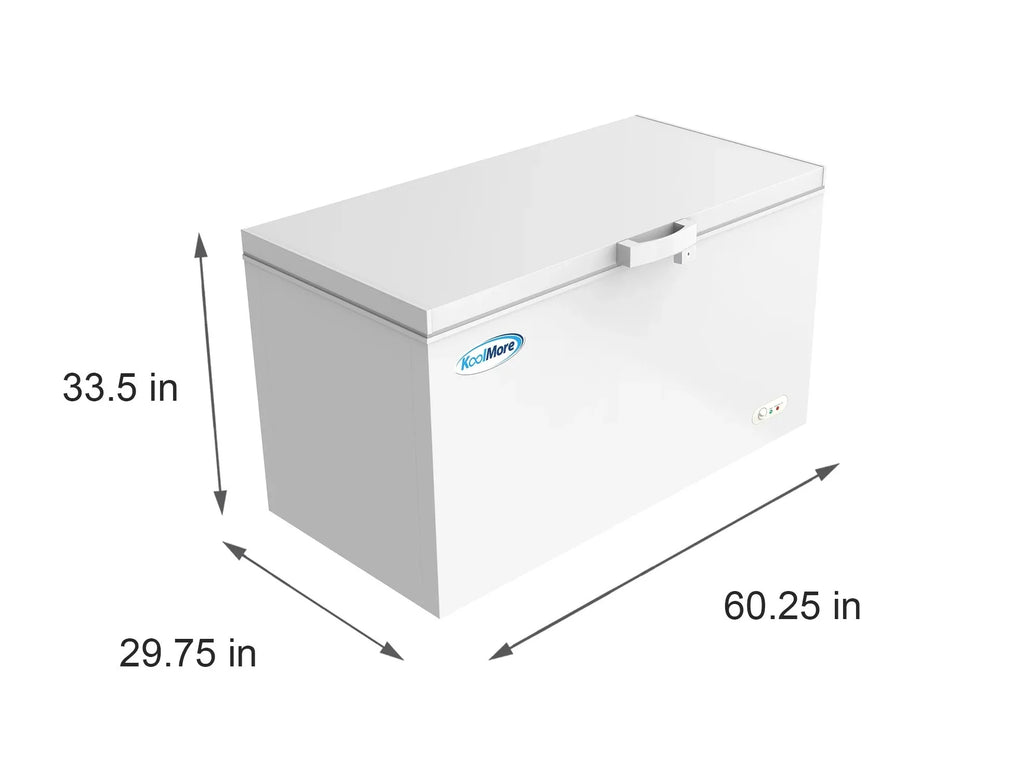 2026 KoolMore 60 in. Commercial Chest Freezer 16 Cu ft.