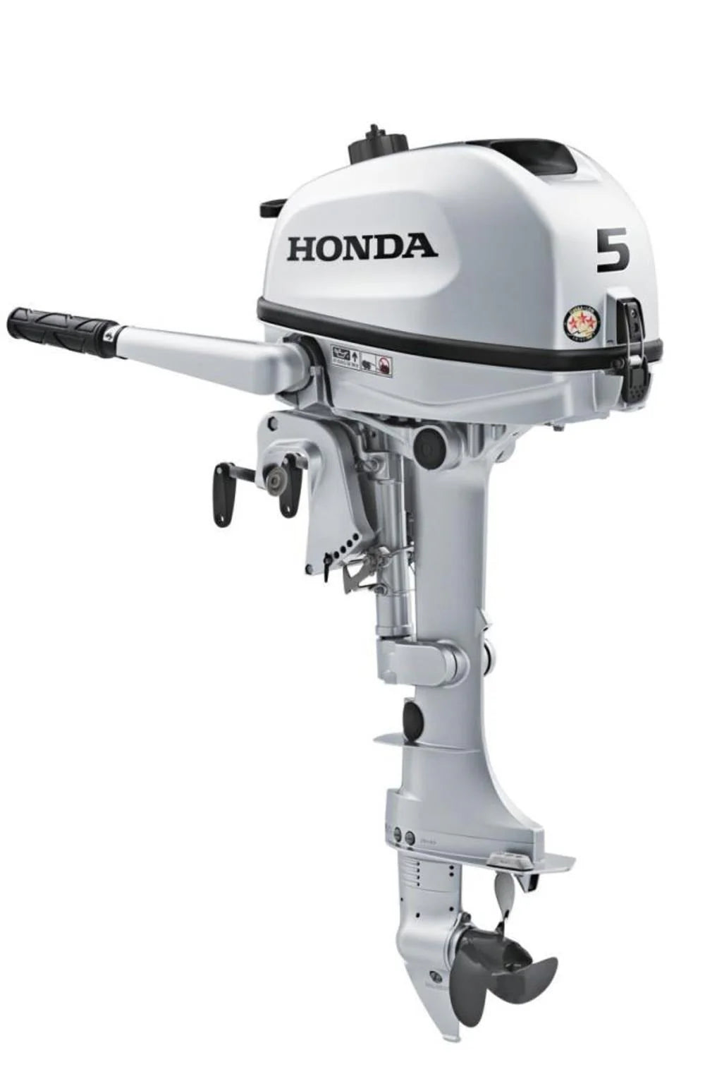 2026 5 HP outboard motor with tiller, 20-inch shaft
