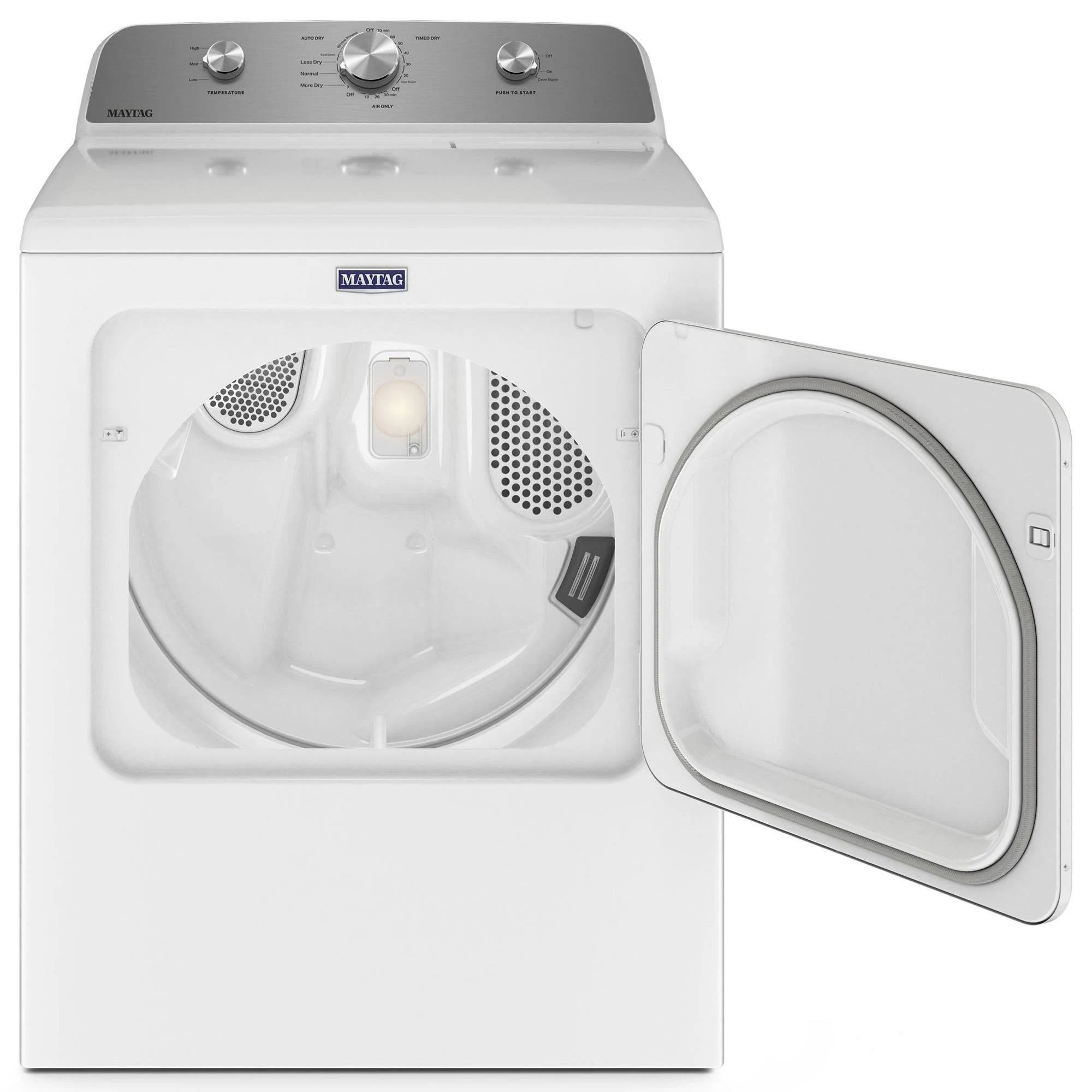 2026 Maytag - 7.0 Cu. ft. Electric Dryer with Wrinkle Prevent - White