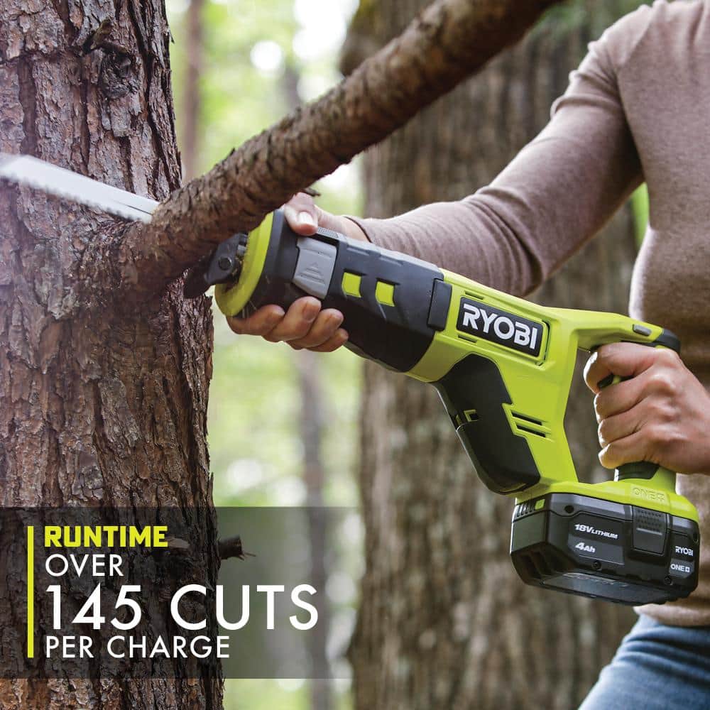 2026 RYOBI ONE+ 18V Cordless 6-Tool Combo Kit with 1.5 Ah Battery, 4.0 Ah Battery, Charger with Jig Saw PCL1600K2-P5231 28324924