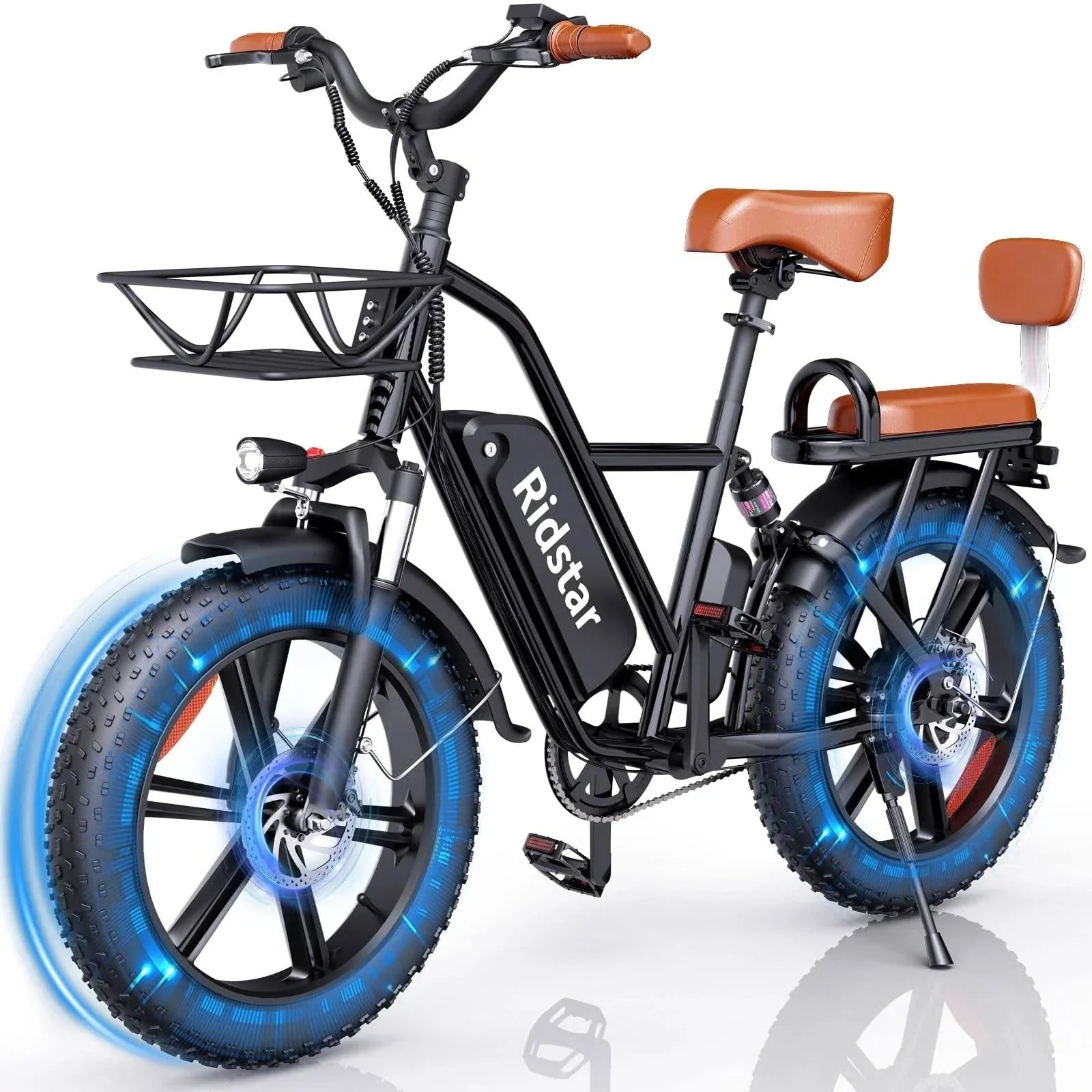 2026 Bopzin 1000W Electric Bicycle for Adults, 48V 15Ah Removable Battery, 20" x 4.0" - 1000W