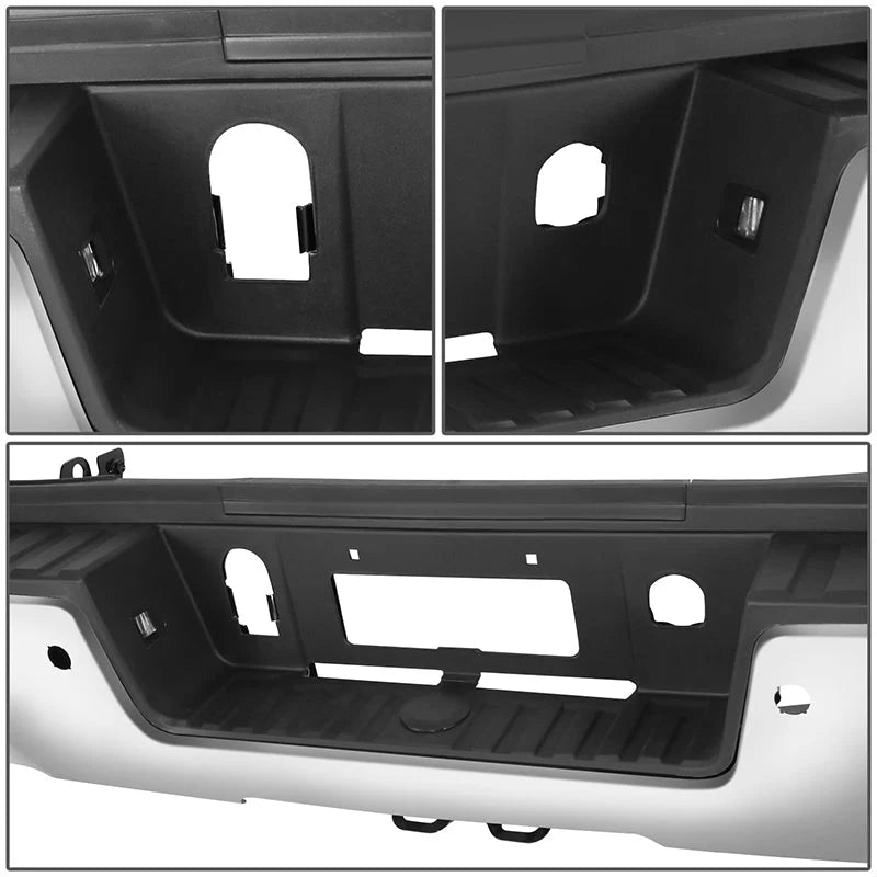 Rear Step Bumper W/License Plate Lights 15-19 Chevy Silverado / GMC Sierra 2500 3500 HD
