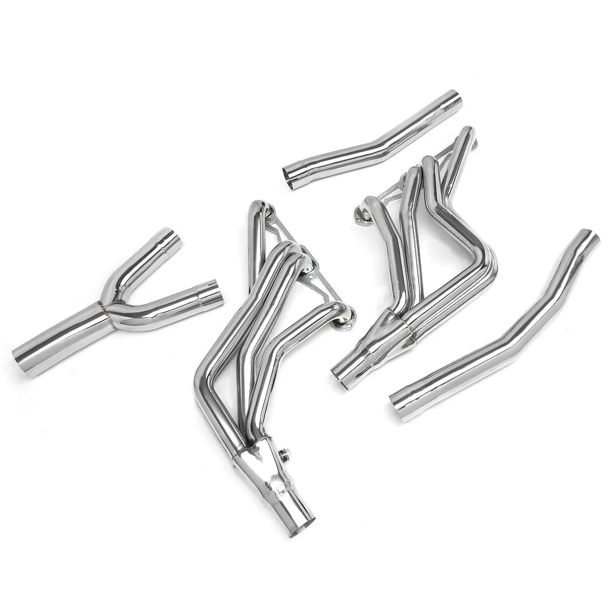 82-92 Chevy Camaro Pontiac Firebird V8 SBC AT Tri-Y Long Tube Exhaust Header - Stainless Steel