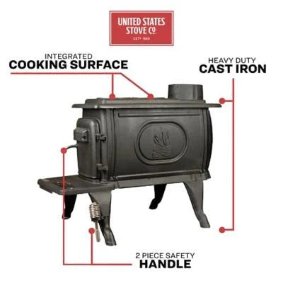 2026 2025 900 square feet EPA-exempt cast iron stove