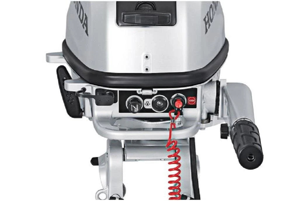 2026 5 HP outboard motor with tiller, 20-inch shaft