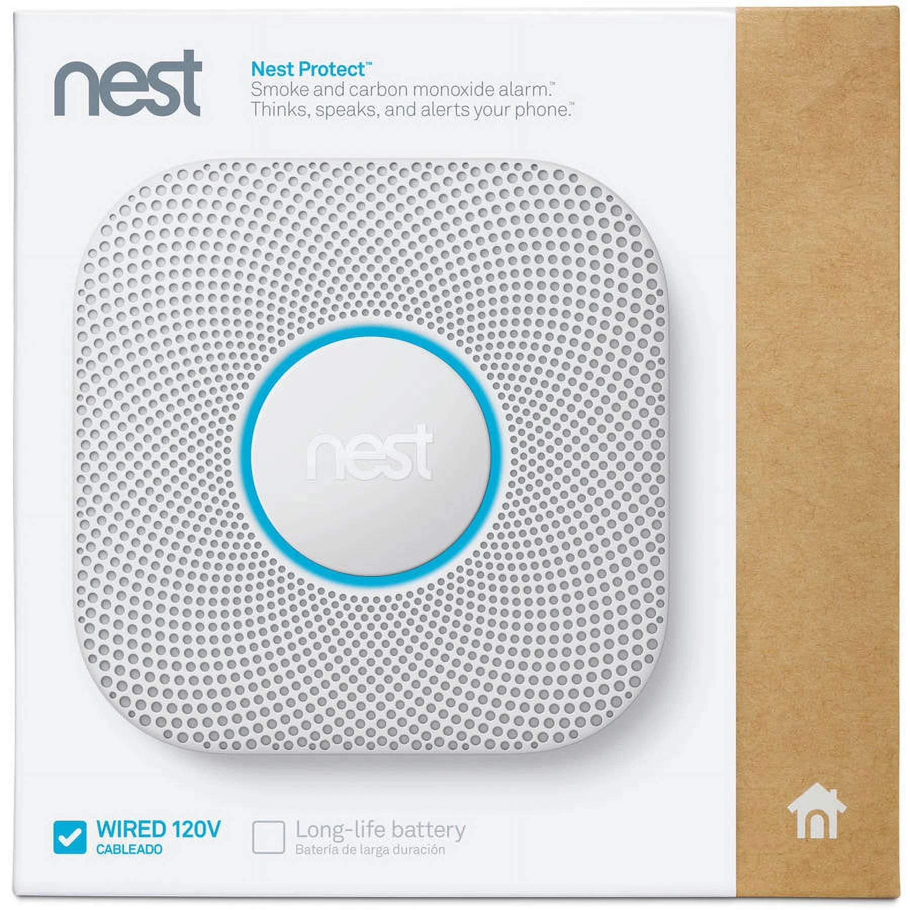 2026 Google S3003LWES, Nest Protect Wired Split-Spectrum Sensor Smoke Alarm