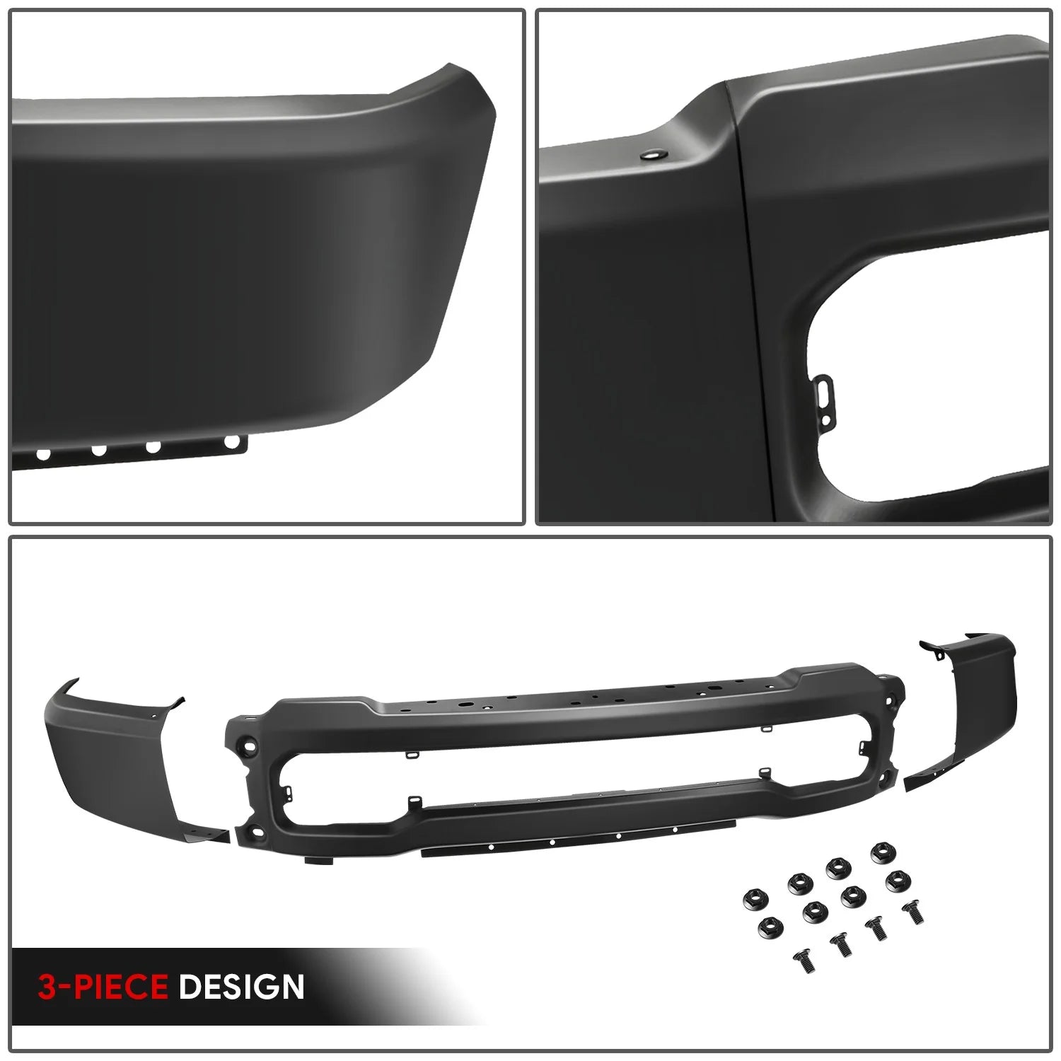 Modular Style Front Bumper w/ Adaptive Cruise Control23-26 Ford F-250 F-350 Super Duty
