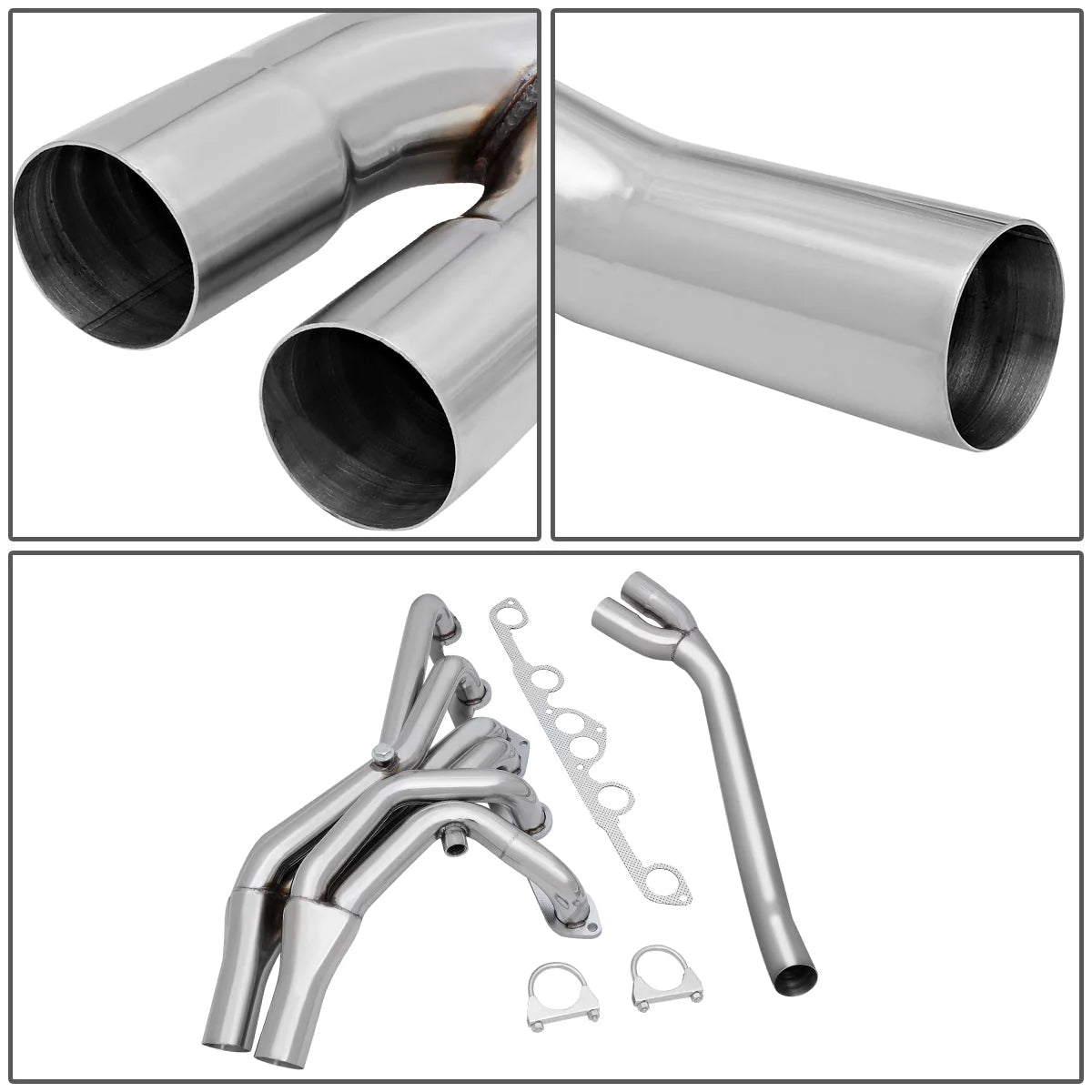 77-83 Datsun 280Z 280ZX 2.8L Non-Turbo Tri-Y Mid Length Exhaust Header - Stainless Steel