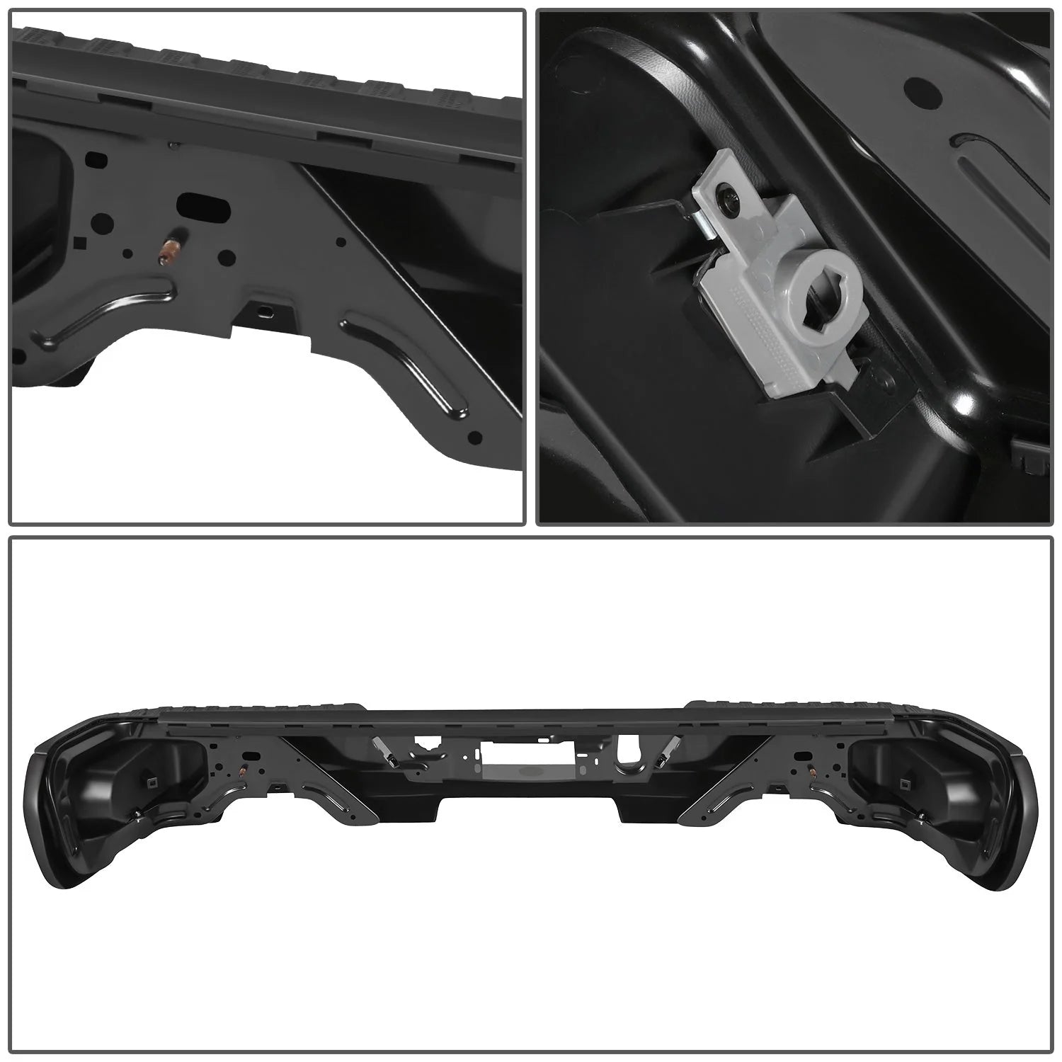 Rear Step Bumper w/ License Plate Lights  19-23 Chevy/GMC Silverado Sierra 1500