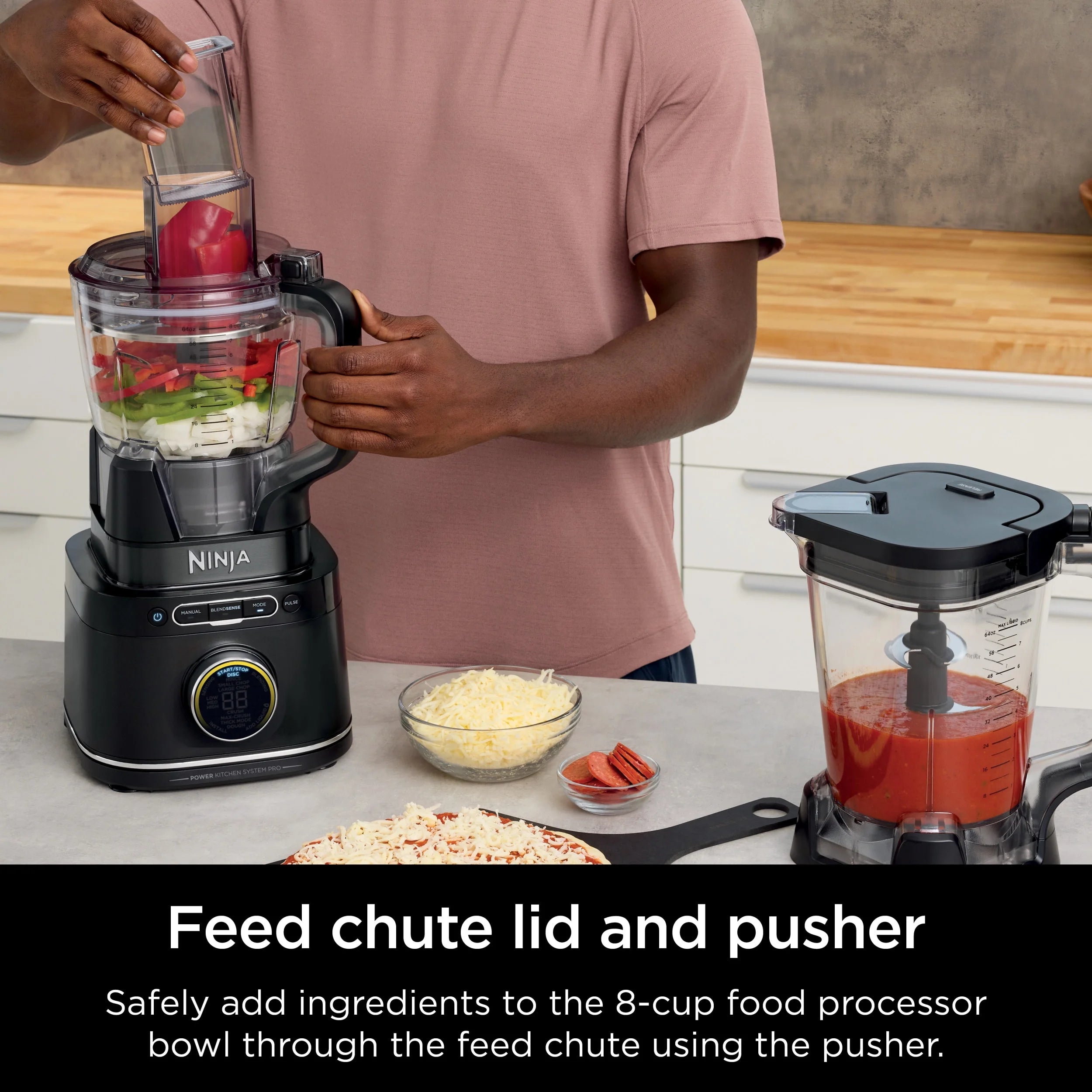 2026 Ninja Detect Kitchen System Power Blender + Processor with Blend Sense Technology, Silver, TB400