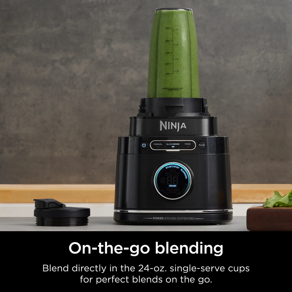 2026 Ninja Detect Kitchen System Power Blender + Processor with Blend Sense Technology, Silver, TB400