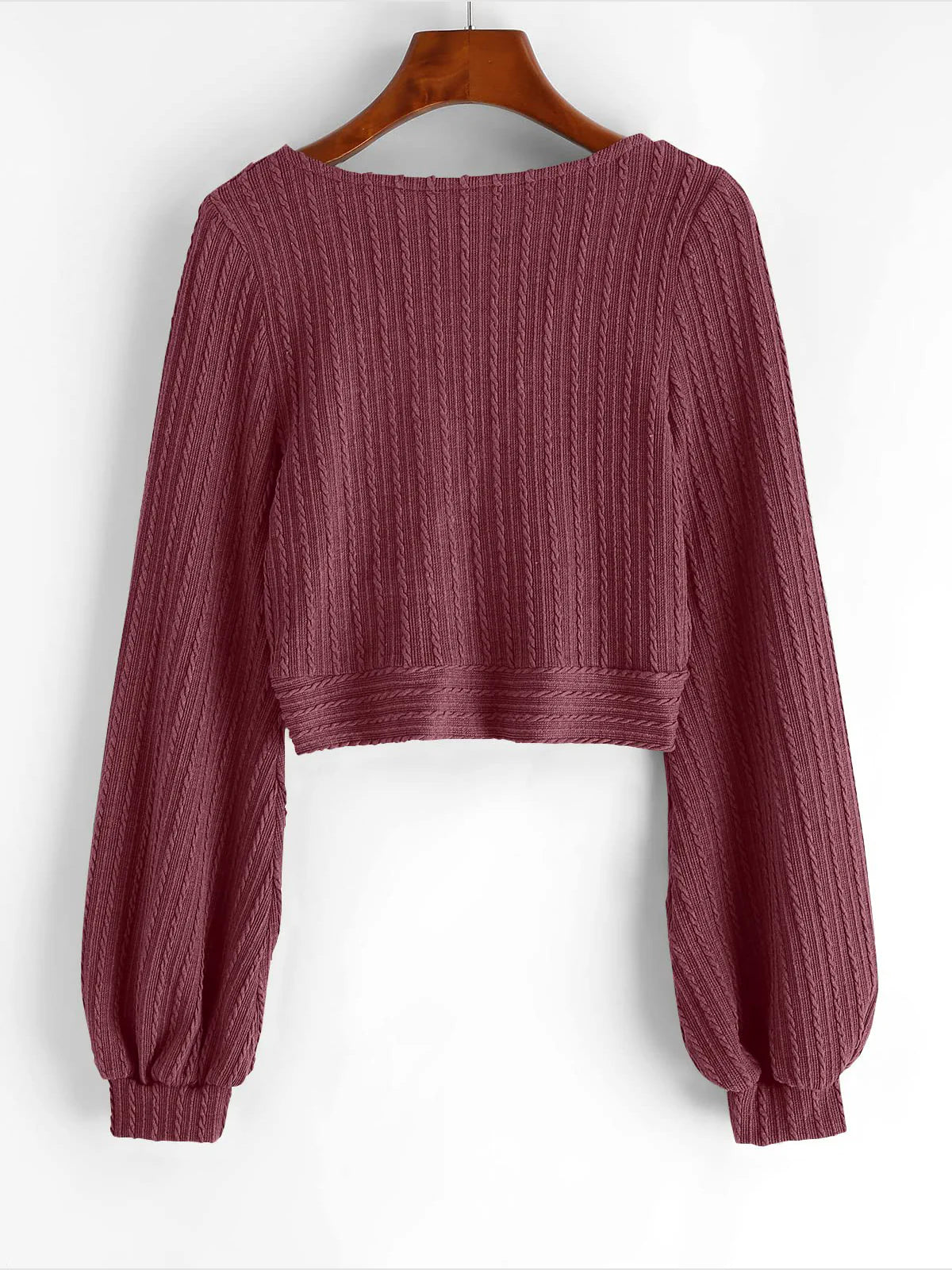 2026 Ribbed Knit Sweater