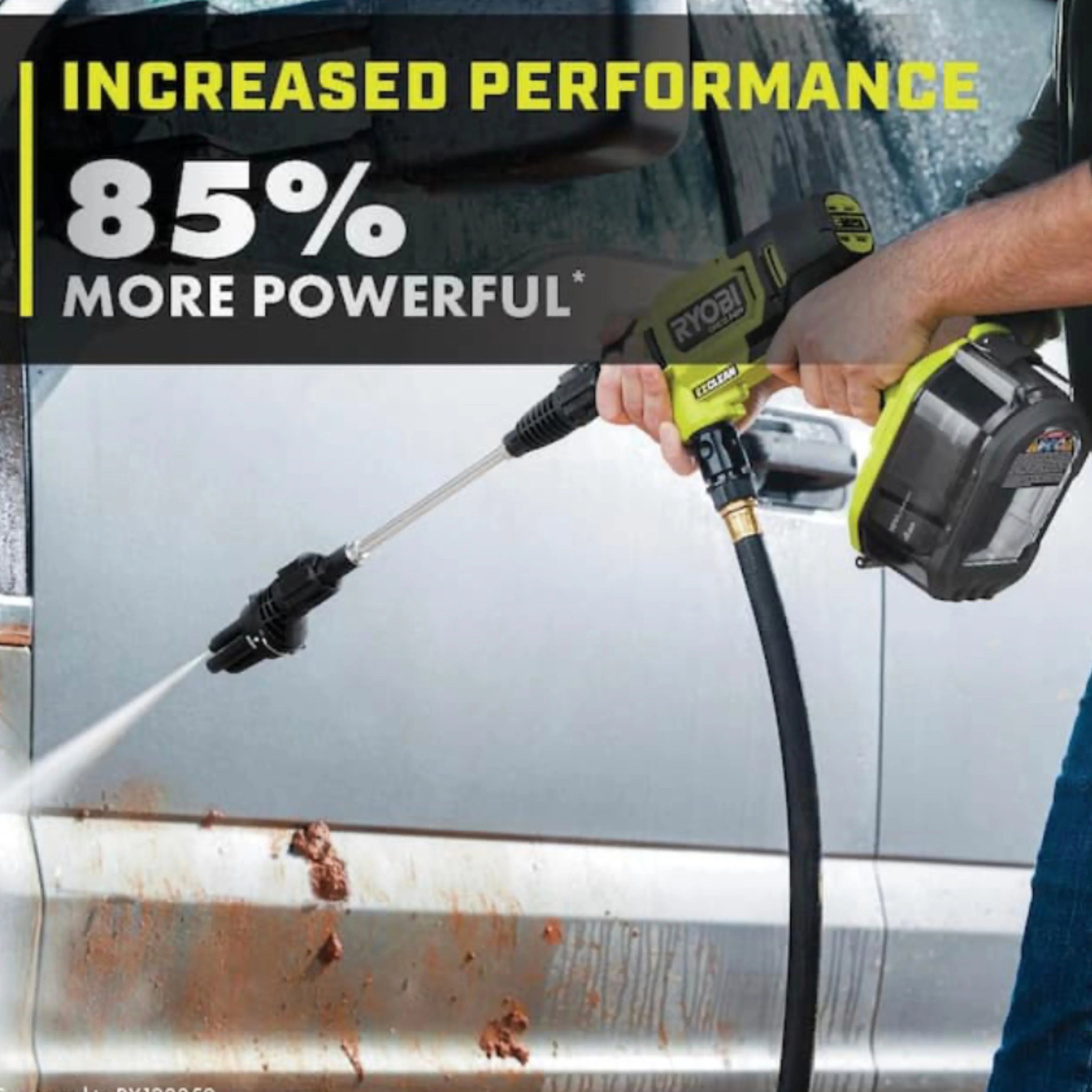 2026 Ryobi ONE+ HP 600 PSI at 0.7 GPM 18V Cordless Electric Cold water Power Cleaner, 20 ft. Siphon Hose