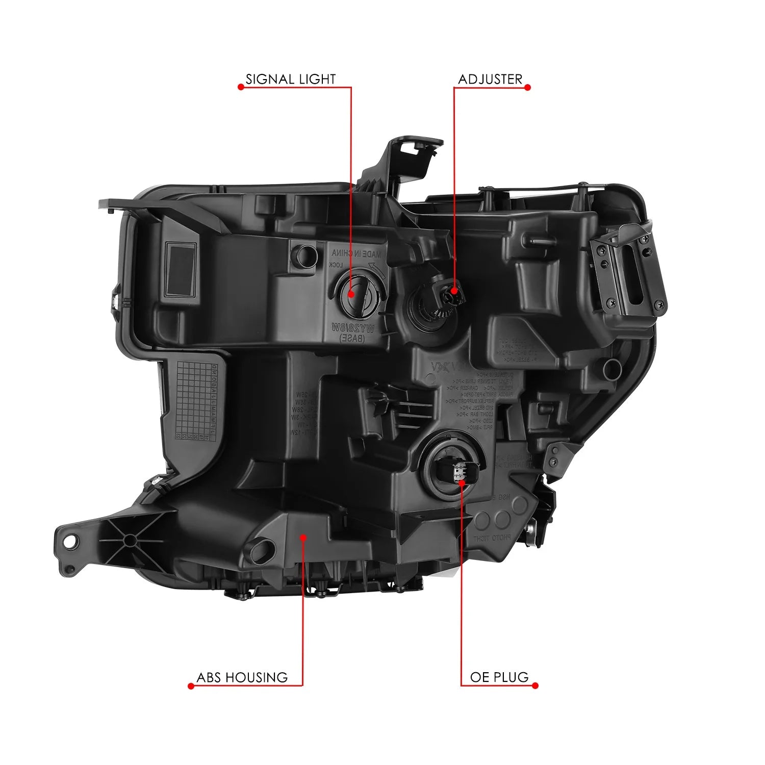 Factory Style Right Side Headlight19-21 GMC Sierra 1500, 2022 Limited