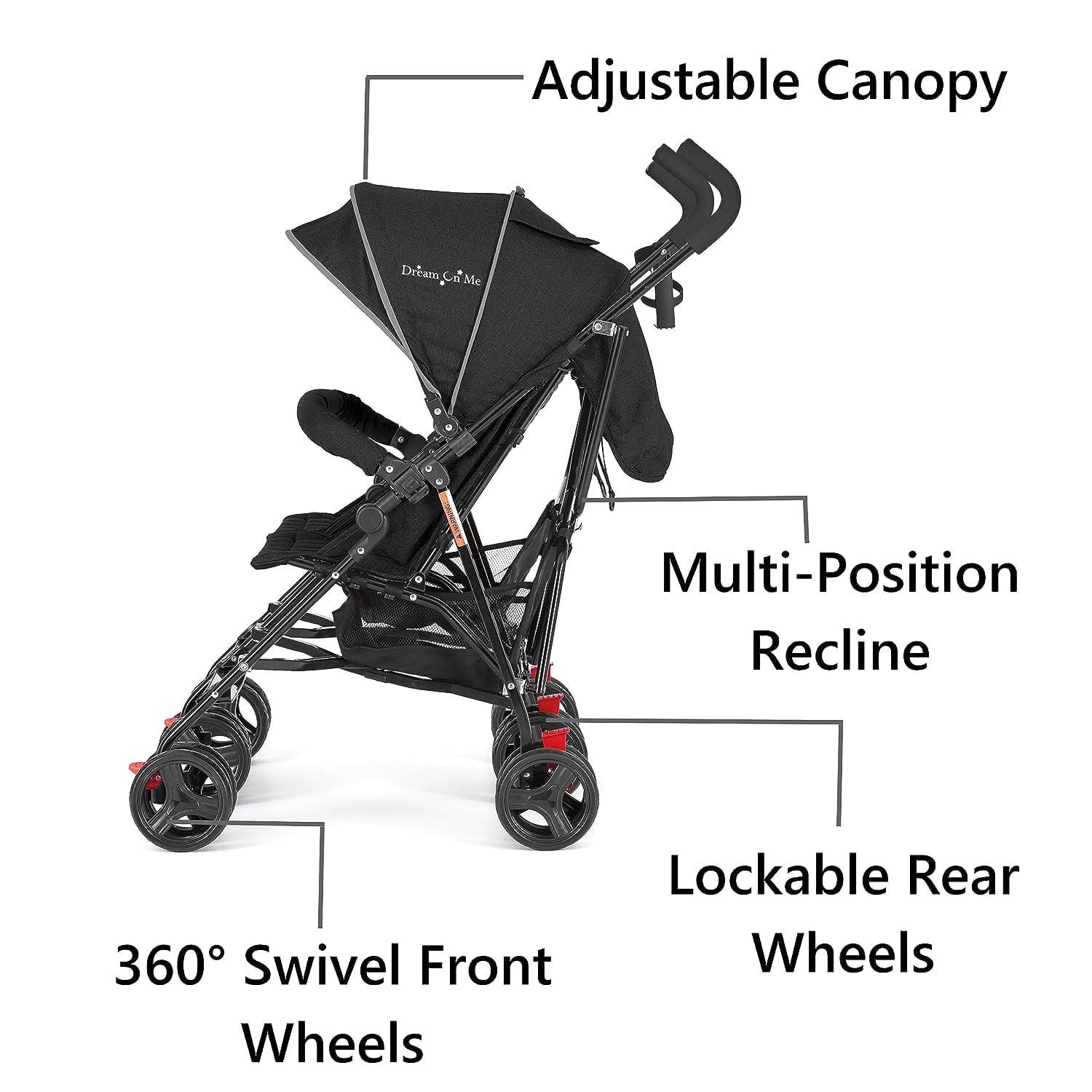 2026 Dream On Me Volgo Twin Umbrella Stroller