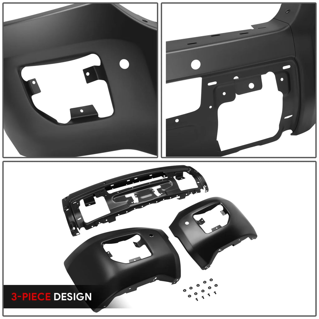 Modular Style Front Bumper w/ Parking Sensor Holes15-19 GMC Sierra 2500 3500 HD