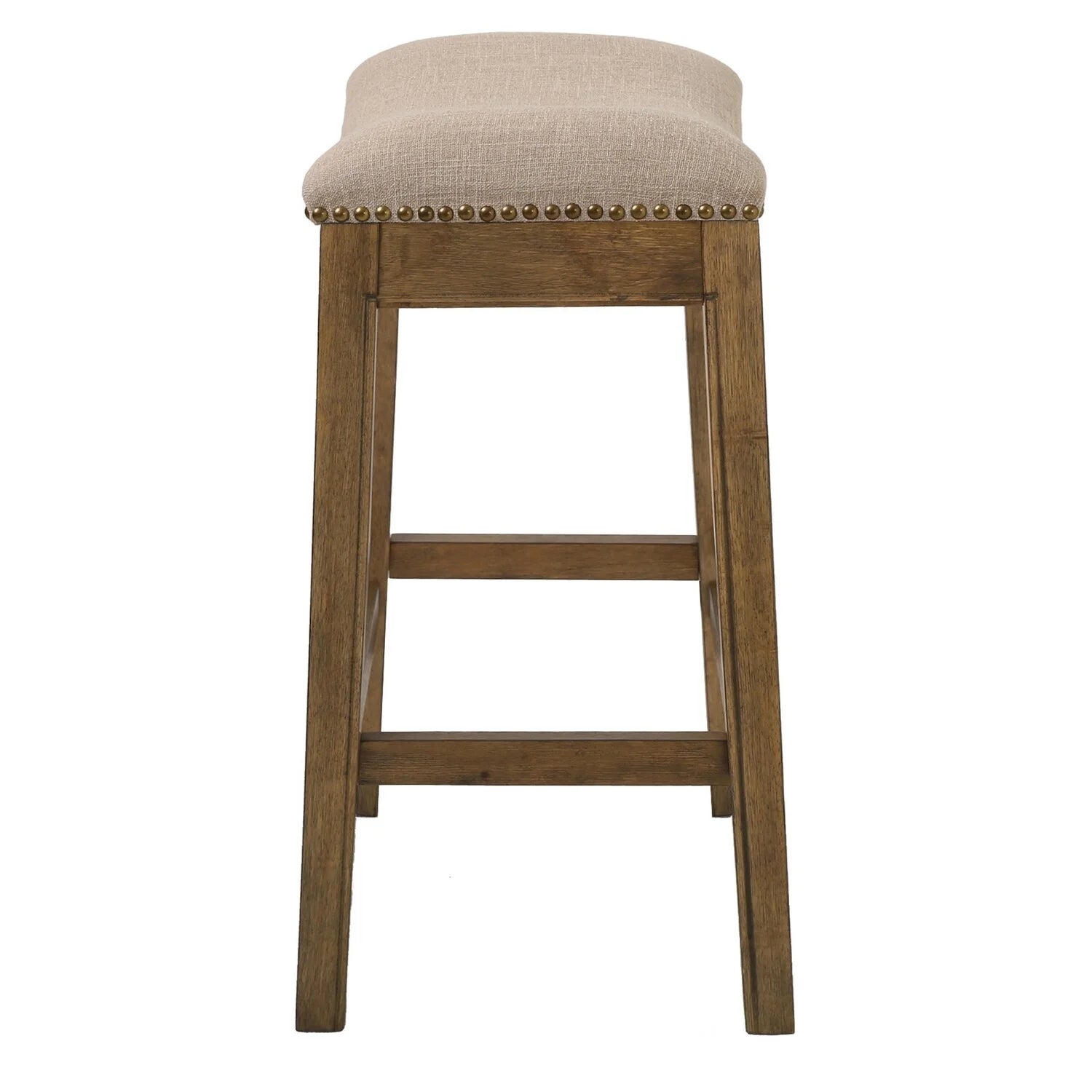 2026 New Ridge Home Goods 26" Saddle Wood Counter Height Stool Weathered Natural