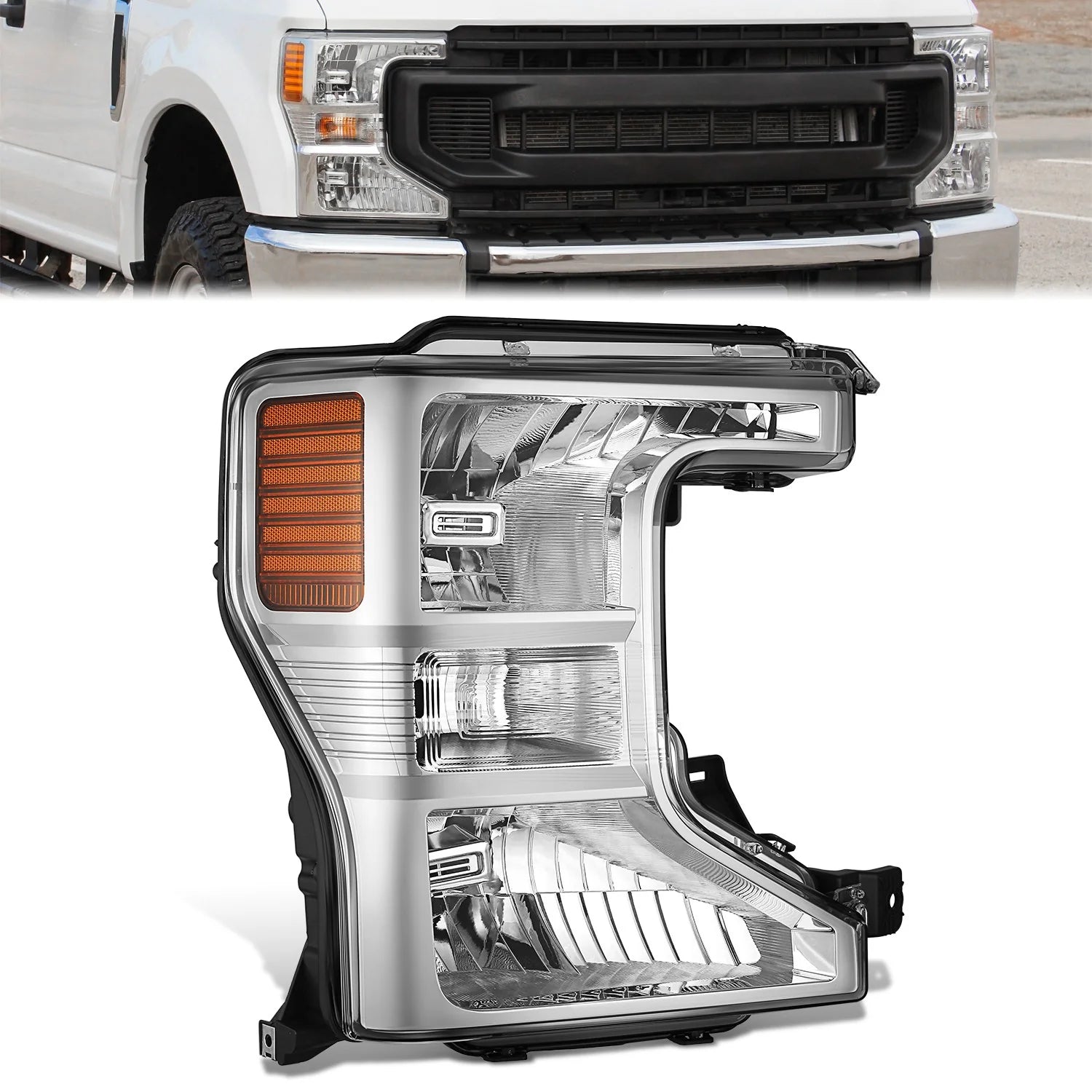 Factory Style Right Side Headlight20-22 Ford F-250 F-350 F-450 Super Duty