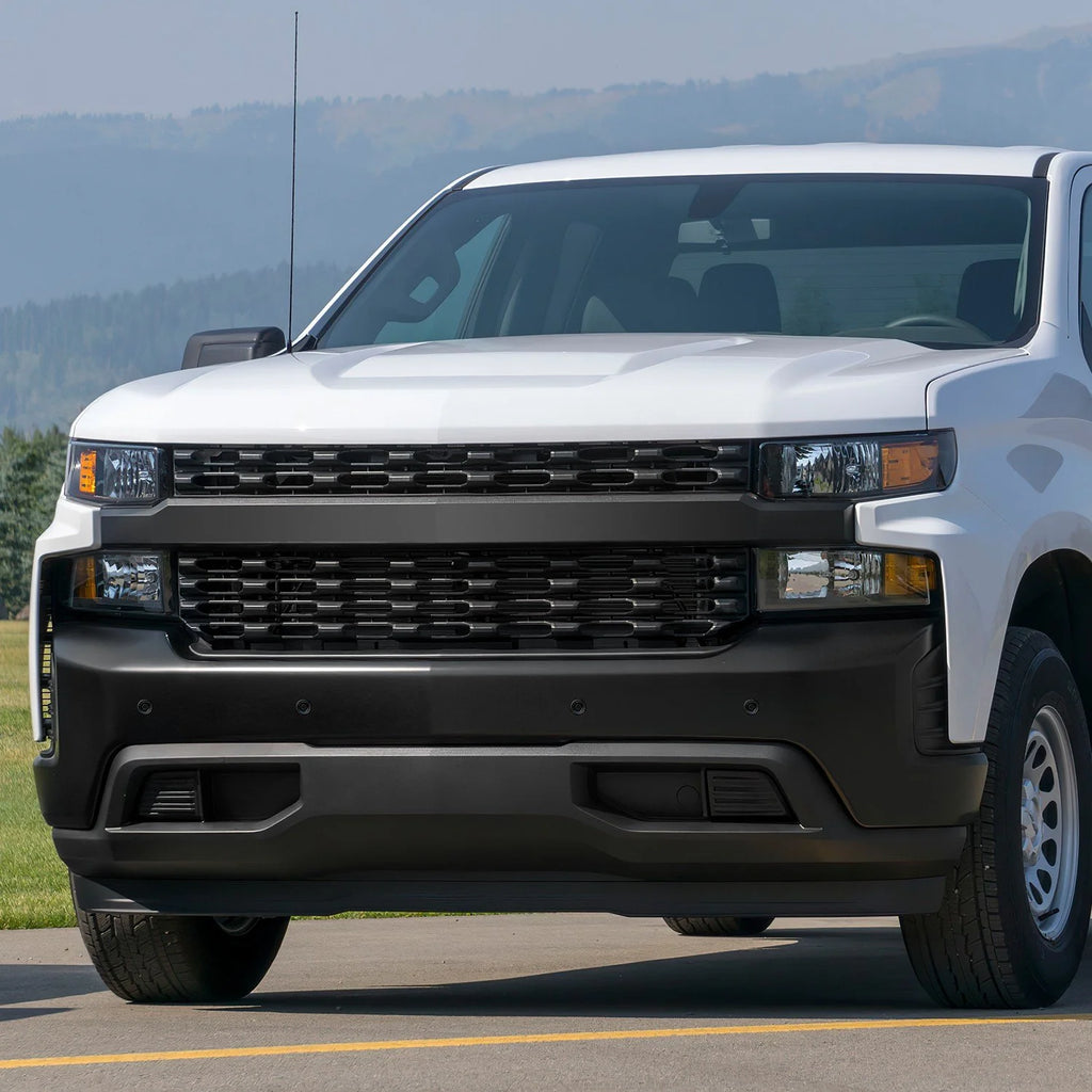Modular Style Front Bumper w/ Parking Sensor Holes 19-21 Chevy Silverado 1500, 2022 LTD