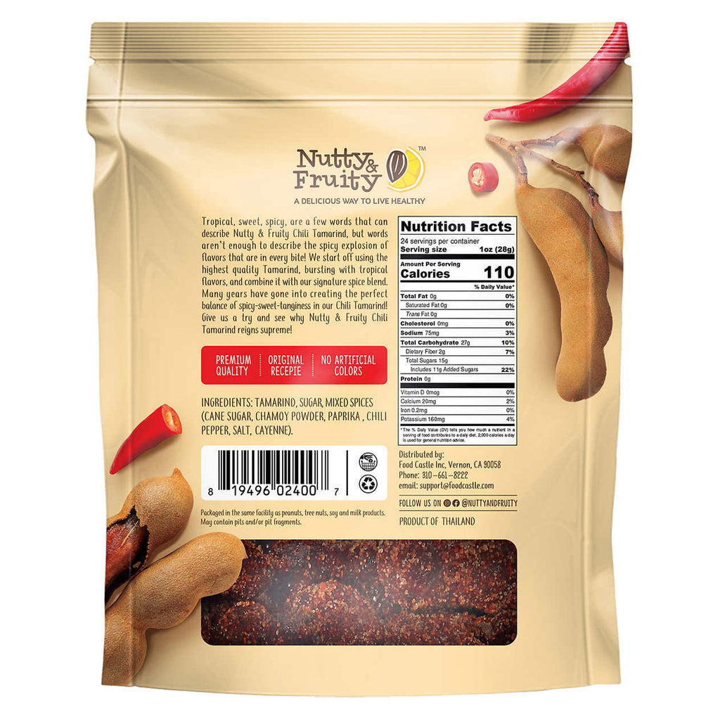 2026 Nutty & Fruity Spicy Chili Tamarind Bites, 24 oz