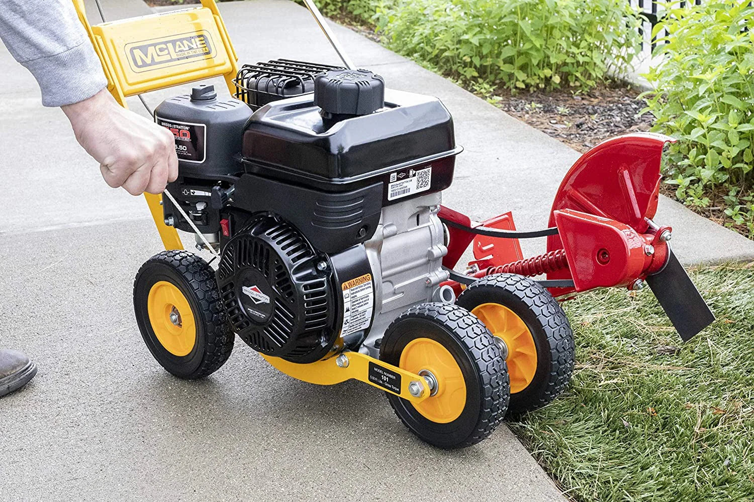 2026 01-5.5GT-7 Petrol-powered lawn edger, 5.50 Nm gross torque/3.5 hp B&S engine, 7-inch wheels