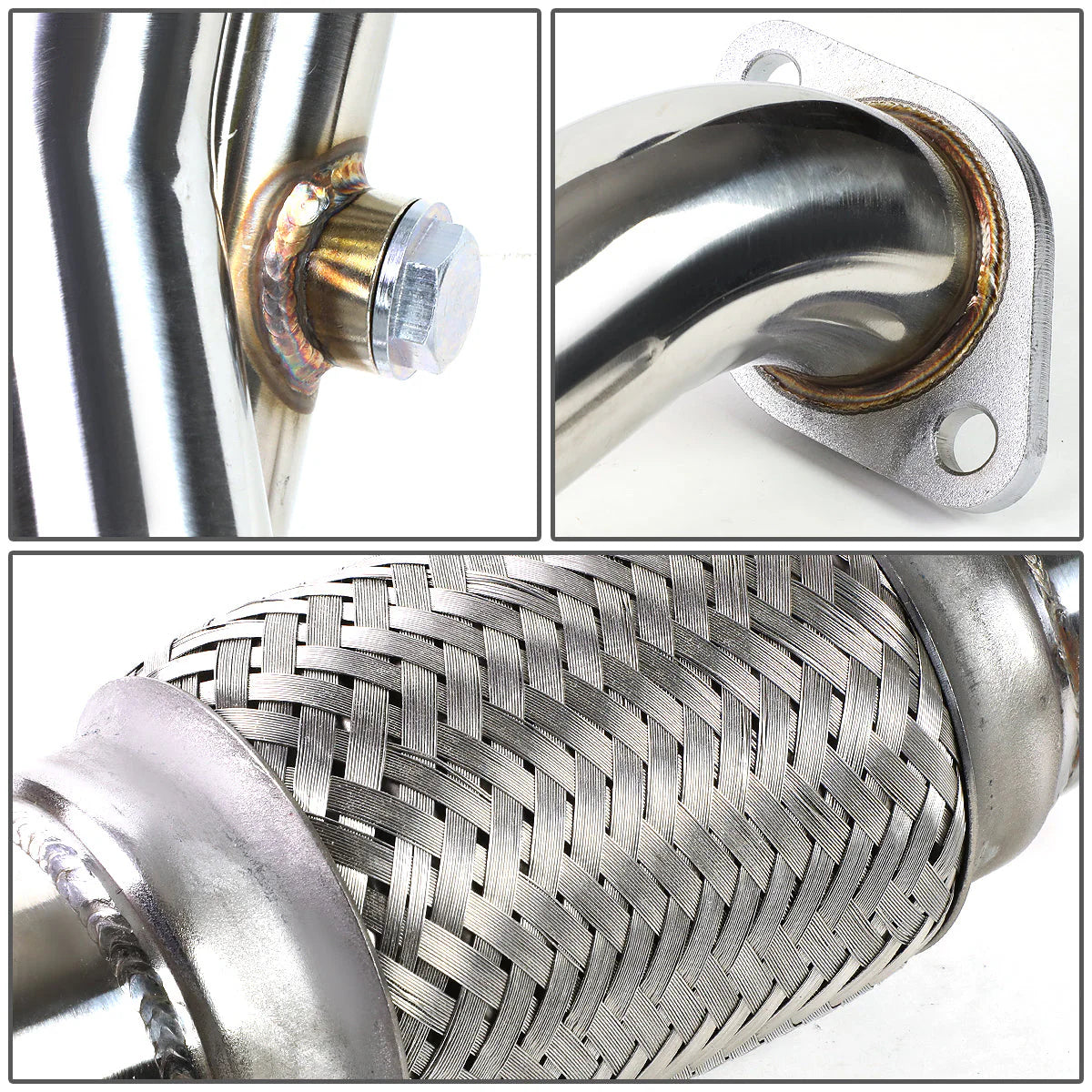 06-11 Hyundai Accent Kia Rio Rio5 4-1 Long Tube Exhaust Header - Stainless Steel