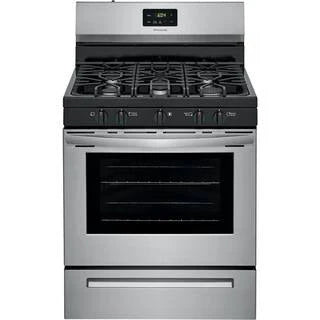 2026 Frigidaire 30 inch (76 cm) wide freestanding 5-burner stainless steel gas hob FCRG3052AS