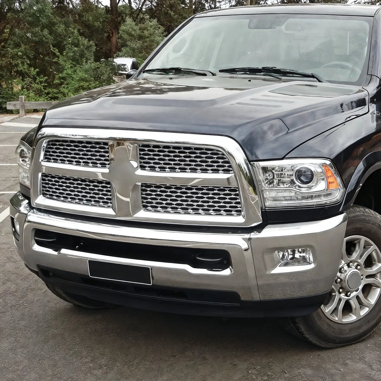 Modular Style Front Bumper w/ Fog Light Cutouts10-18 Dodge Ram 2500 3500