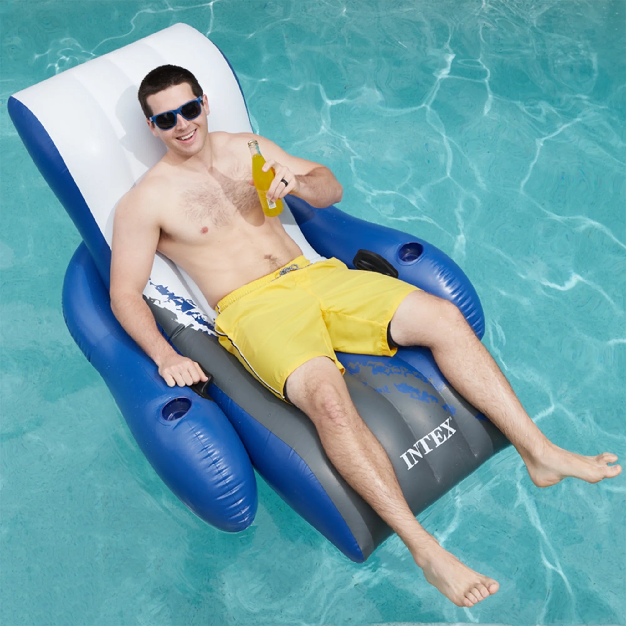 2026 INTEX 24ft x 12ft x 52in Ultra XTR Above Ground Pool, Floats (2 Pack), & Inflatable Cooler