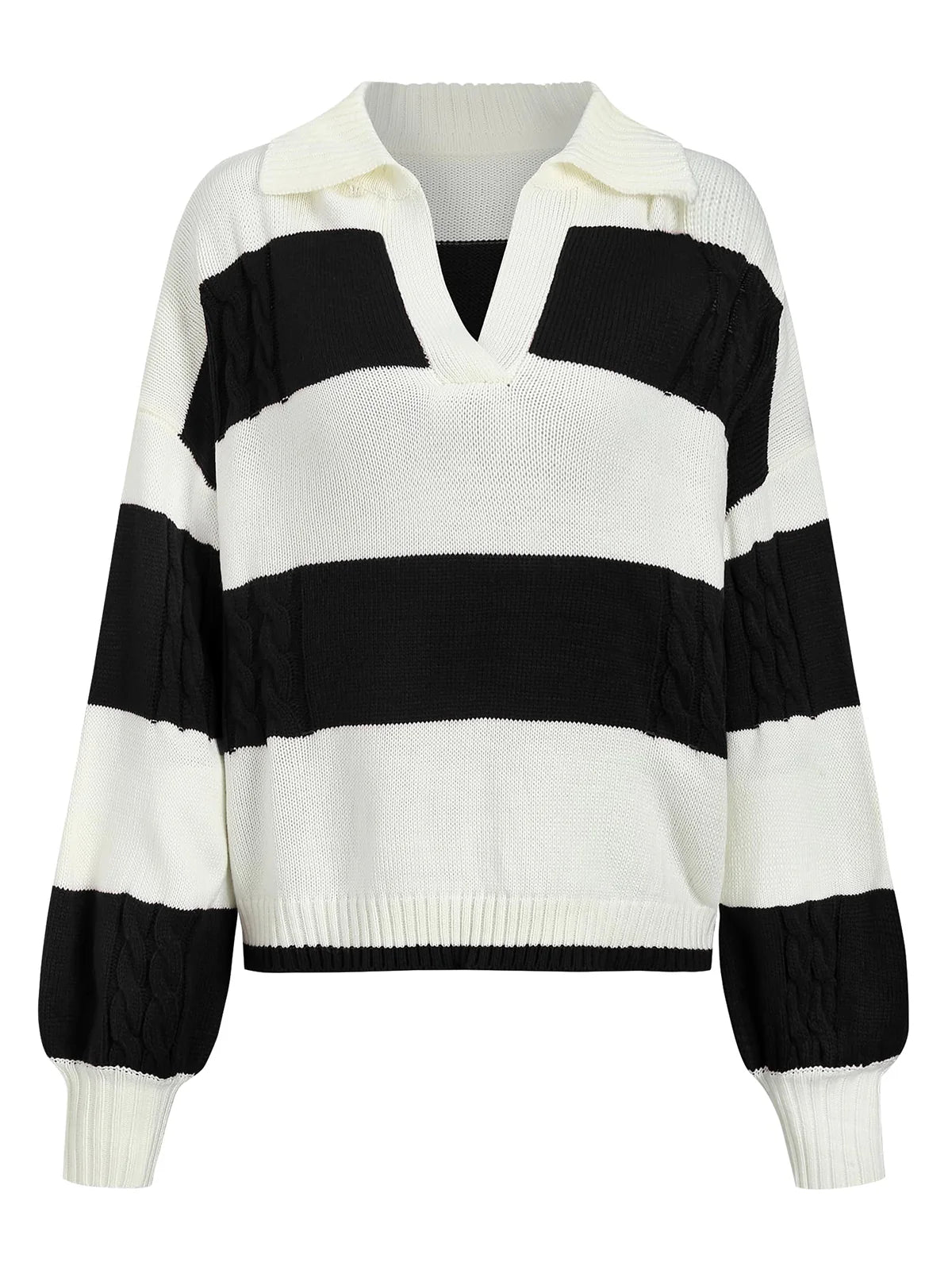 2026 Striped Long-Sleeve Jumper