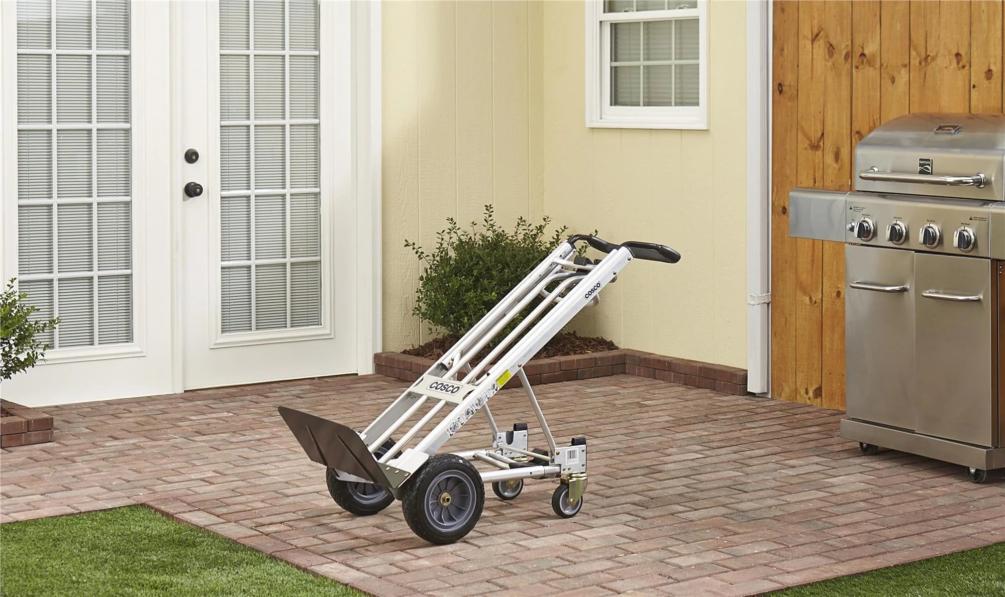 2026 Cosco 3-in-1 Assist Series Hand Truck/Assisted Hand Truck/Cart with flat-free wheels