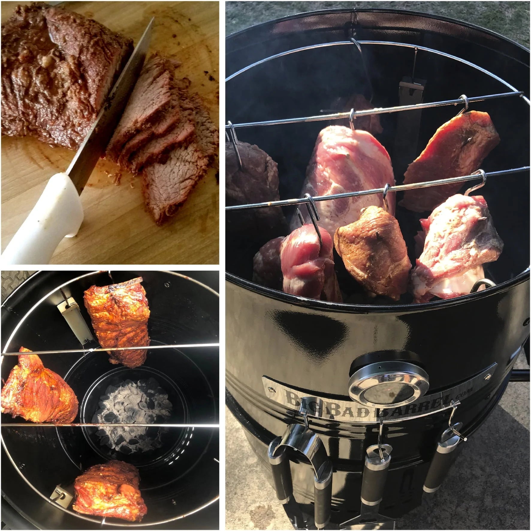 2026 Big Bad Barrel BBQ Smoker Grill 5 in 1 Barrel can be used as a Smoker, Grill, Pizza Oven, Table and Fire Pit