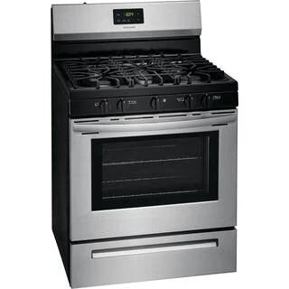 2026 Frigidaire 30 inch (76 cm) wide freestanding 5-burner stainless steel gas hob FCRG3052AS