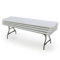 2026 Lifetime 4-Pack Commercial Stackable Folding Table 8 Feet - White (80344)