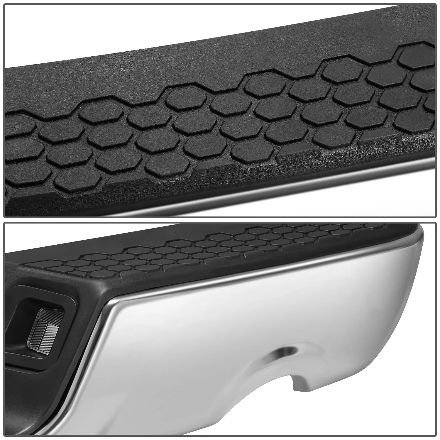 Modular Style Rear Step Bumper w/Dual Exhaust & License Plate Lights  09-19 Dodge Ram 1500 2500 3500
