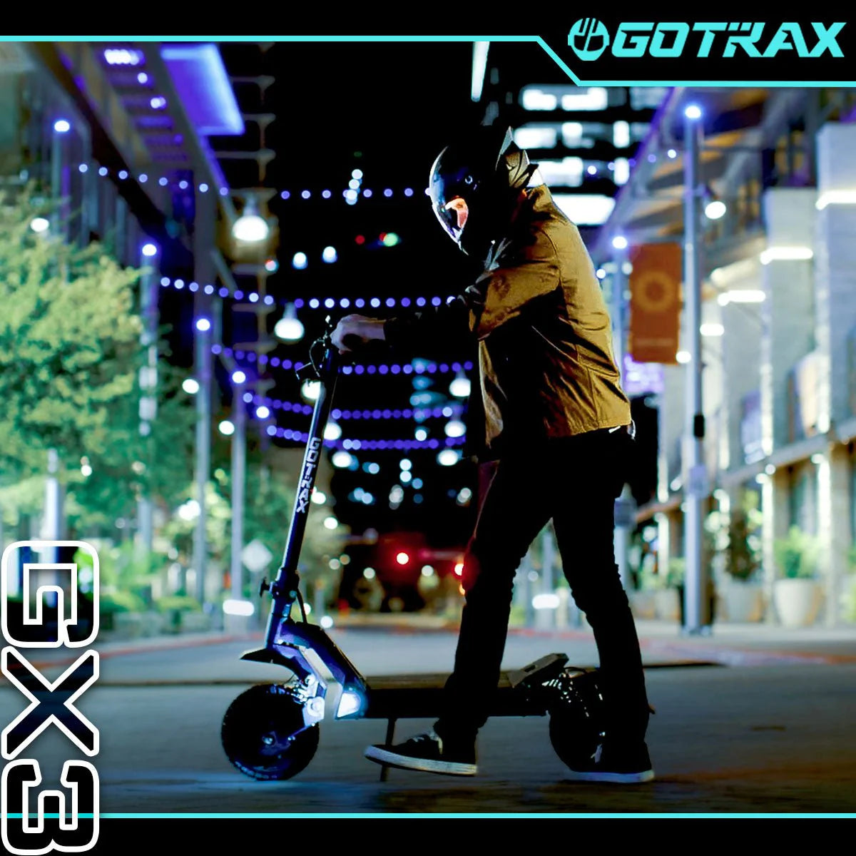 2026 Gotrax GX3 Off Road Electric Scooter – Powerful Dual Motor, 40 MPH Top Speed, All-Terrain Tires