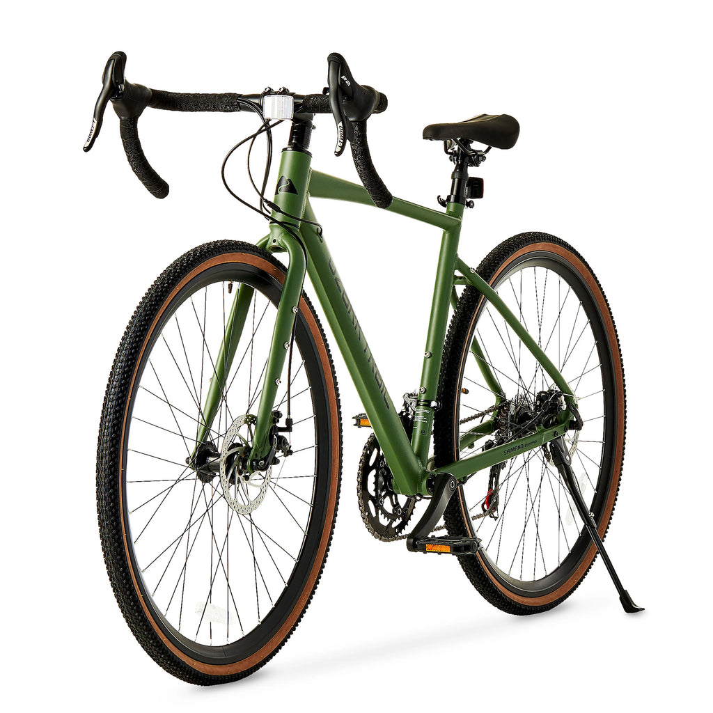 2026 700c Ozark Trail G.1 Explorer Drop Bar Gravel Bike, Medium Frame, Fits Riders 5'5" - 5'10", Green, Adult