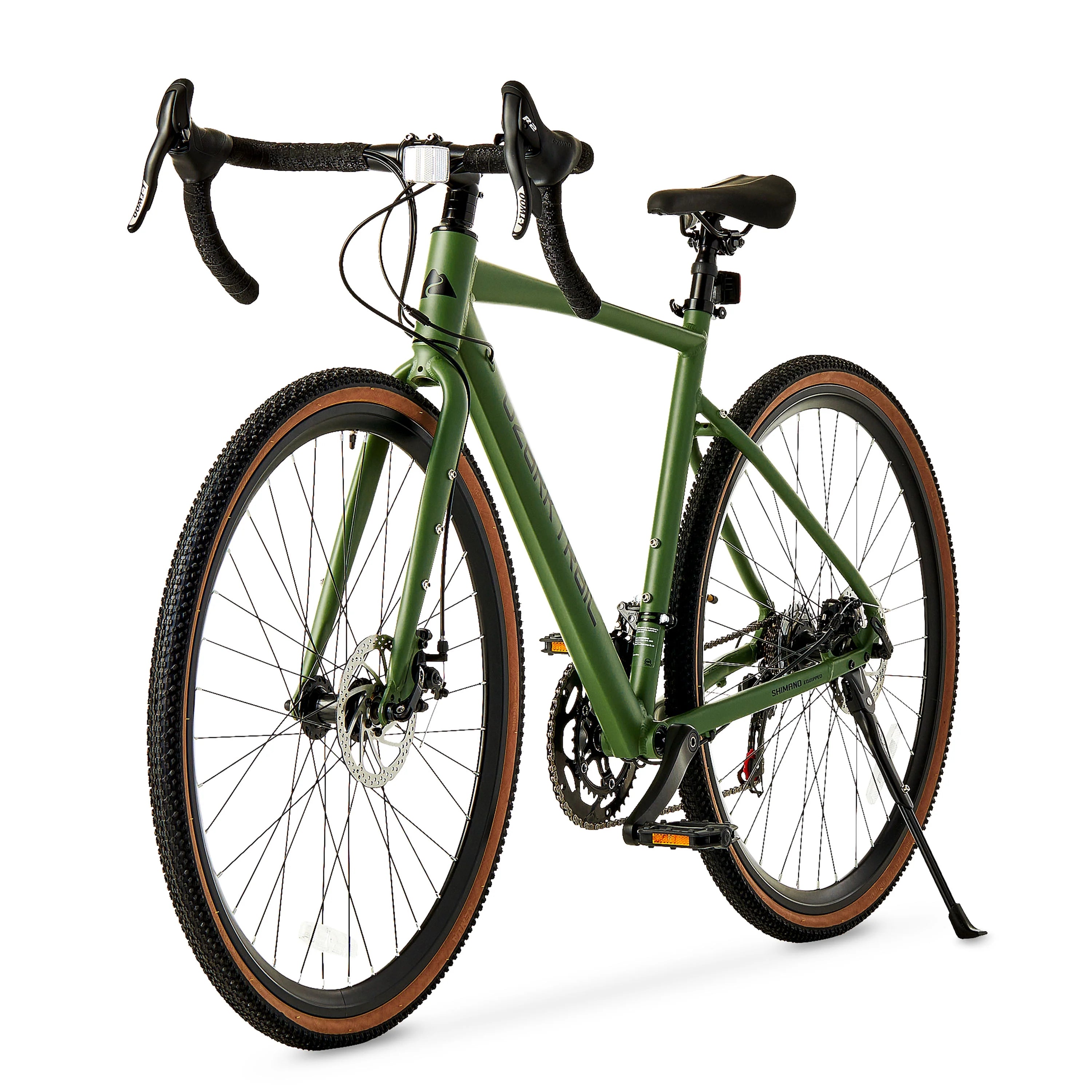 2026 700c Ozark Trail G.1 Explorer Drop Bar Gravel Bike, Medium Frame, Fits Riders 5'5" - 5'10", Green, Adult