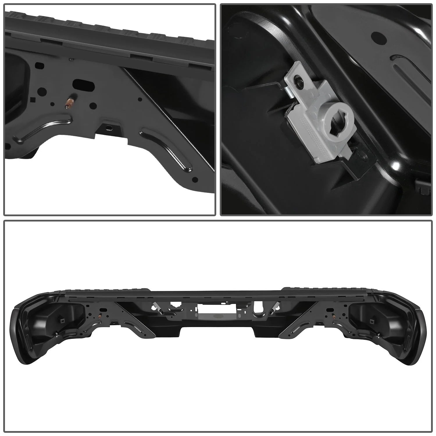 Rear Bumper w/ Exhaust Cutouts & Parking Sensor Holes  19-23 Chevy/GMC Silverado Sierra 1500