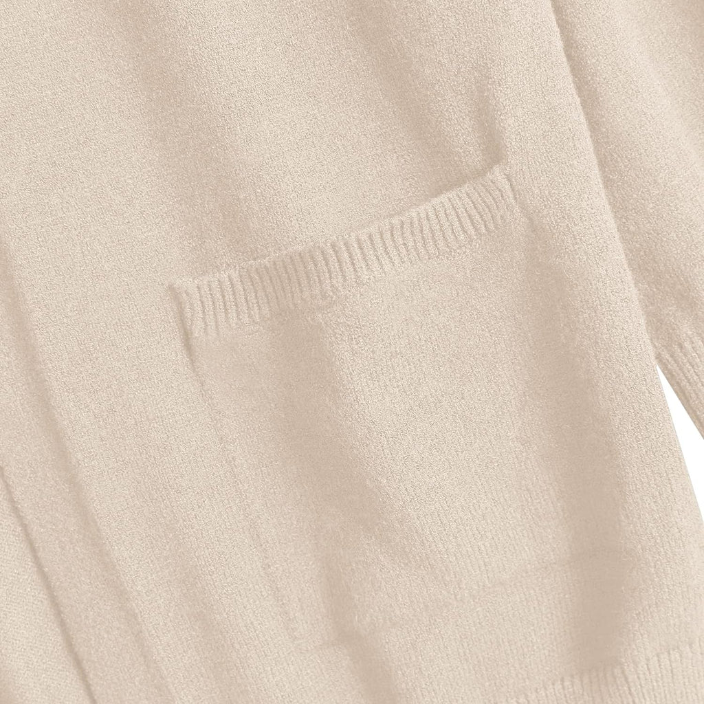 2026 Long Sleeve Soft Cardigan Knit Sweater