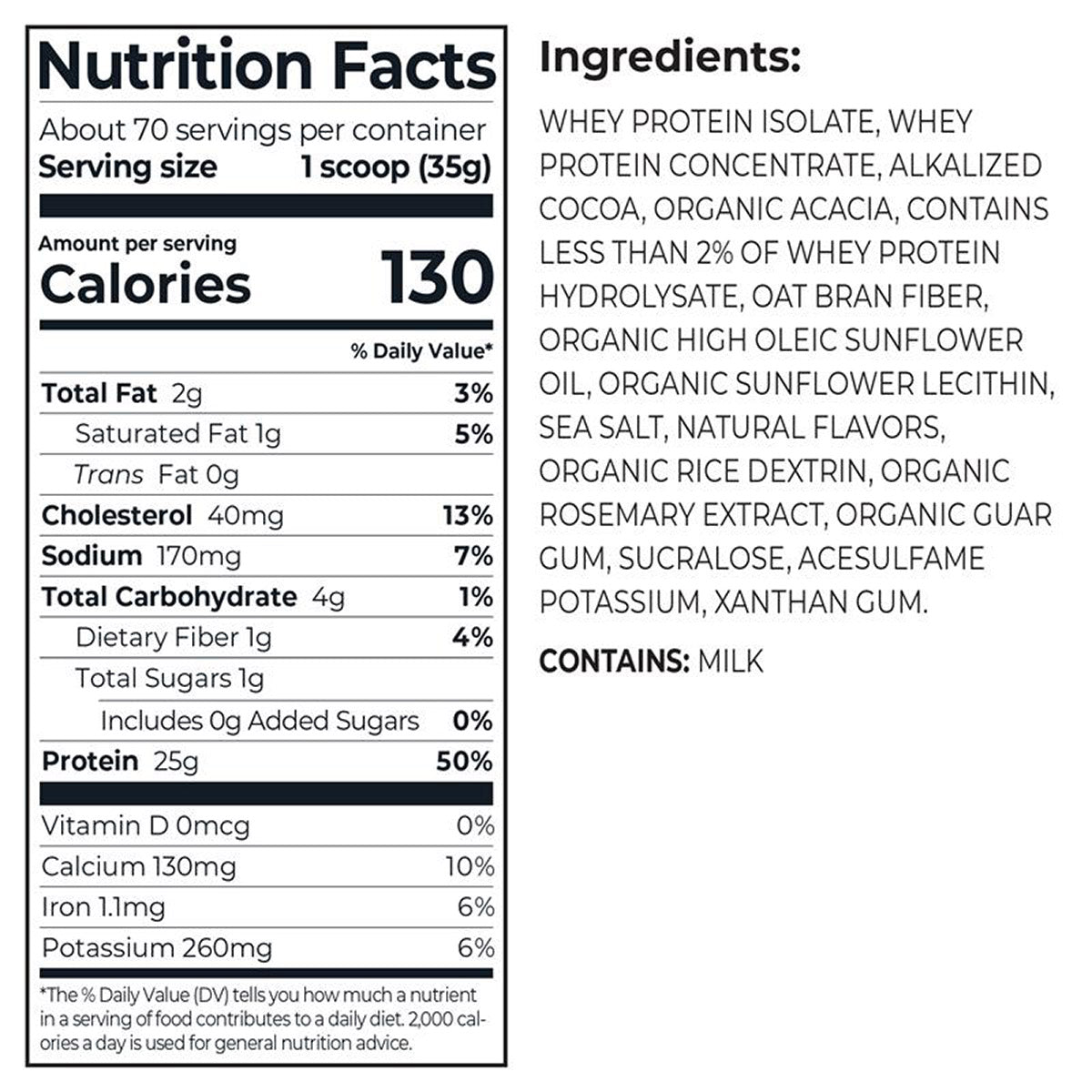 2026 Kirkland Signature Whey Protein, Creamy Chocolate, 5.4lbs