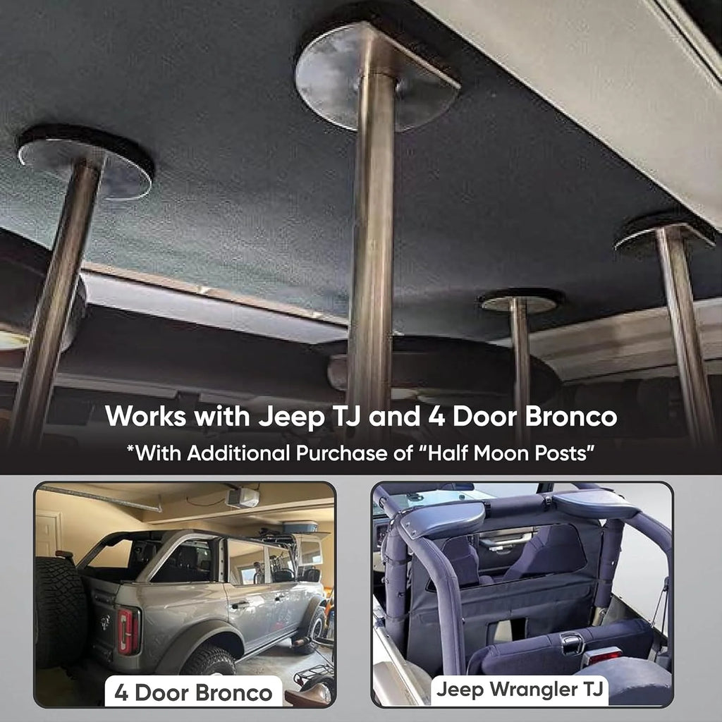 2026 Hardtop removal jack for Jeep Wrangler, one-person system