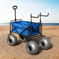 2026 Beach cart with 13-inch balloon wheels, chair brackets and pump included