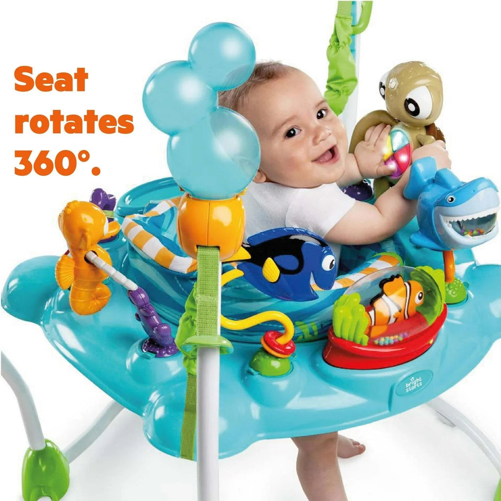 2026 Bright Starts Baby Finding Nemo Sea of Activities Jumper Infant Entertainer, Unisex