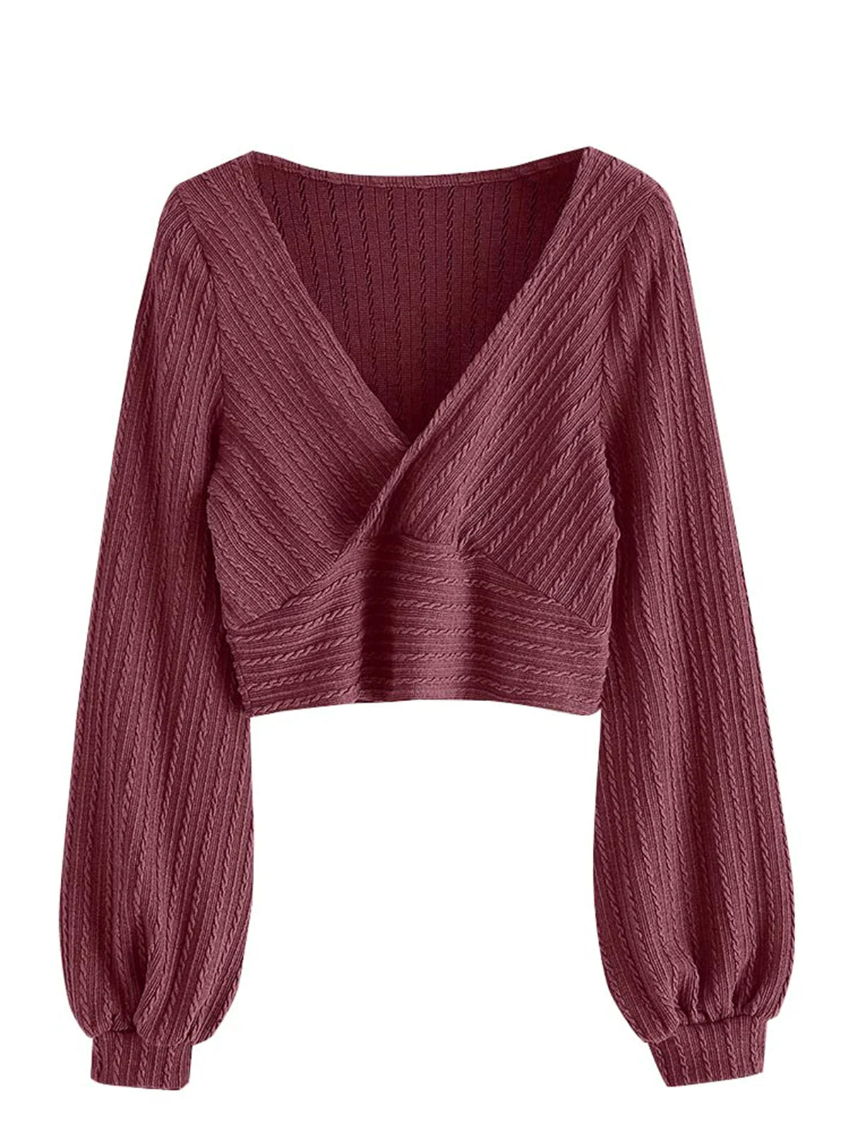 2026 Ribbed Knit Sweater