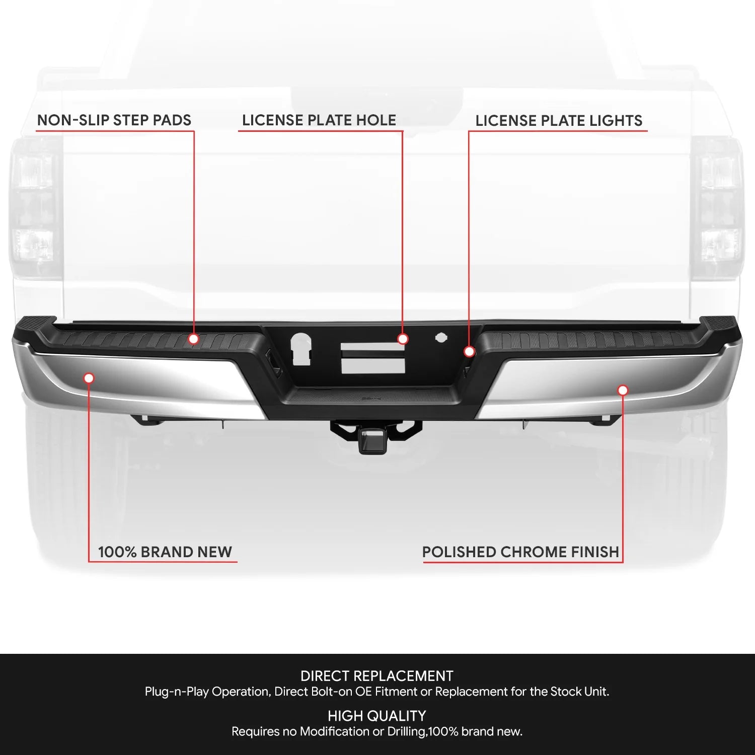 Factory Style Front Bumper Cover  2014 Honda Accord