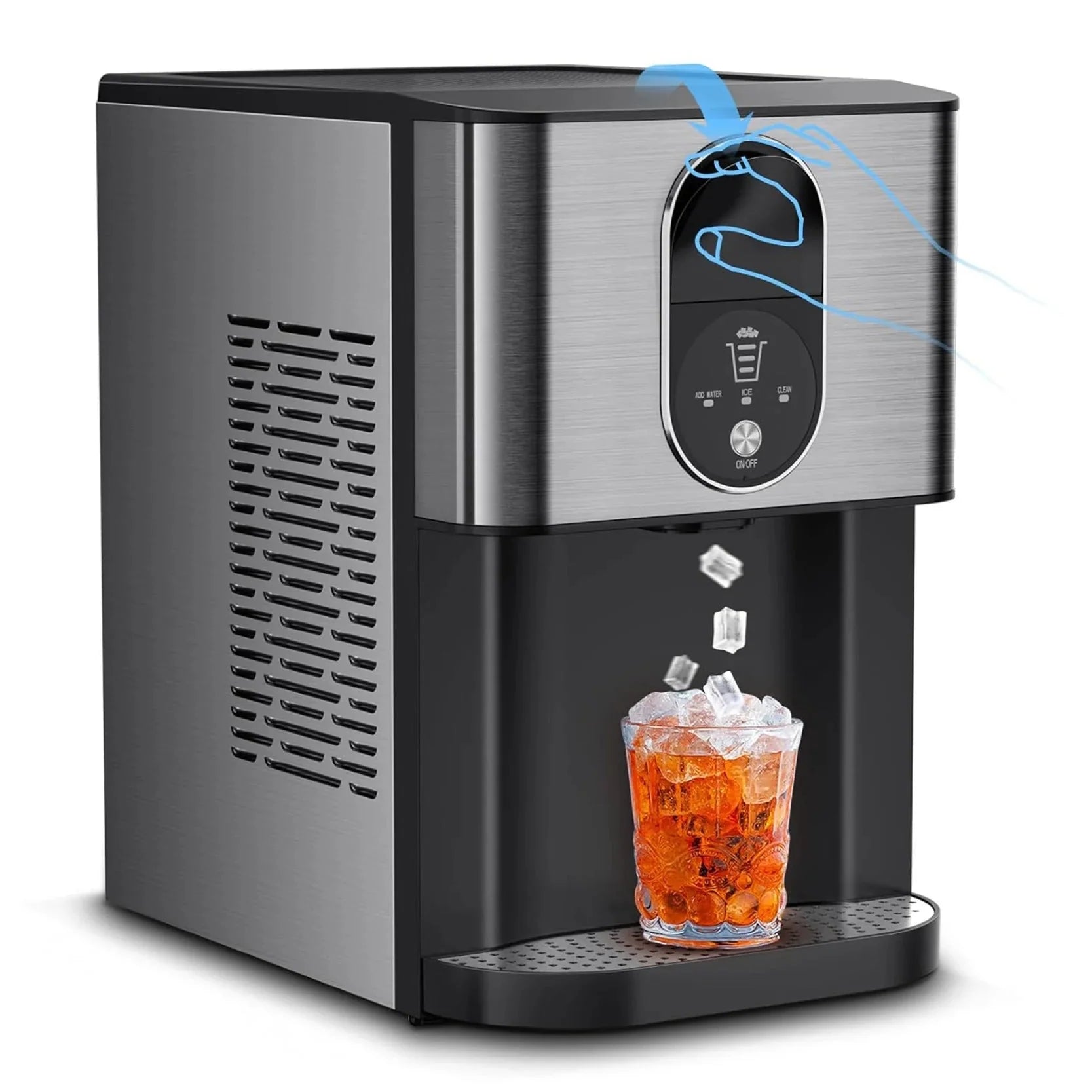 2026 44lbs/24H Nugget Ice Maker Countertop Dispenser